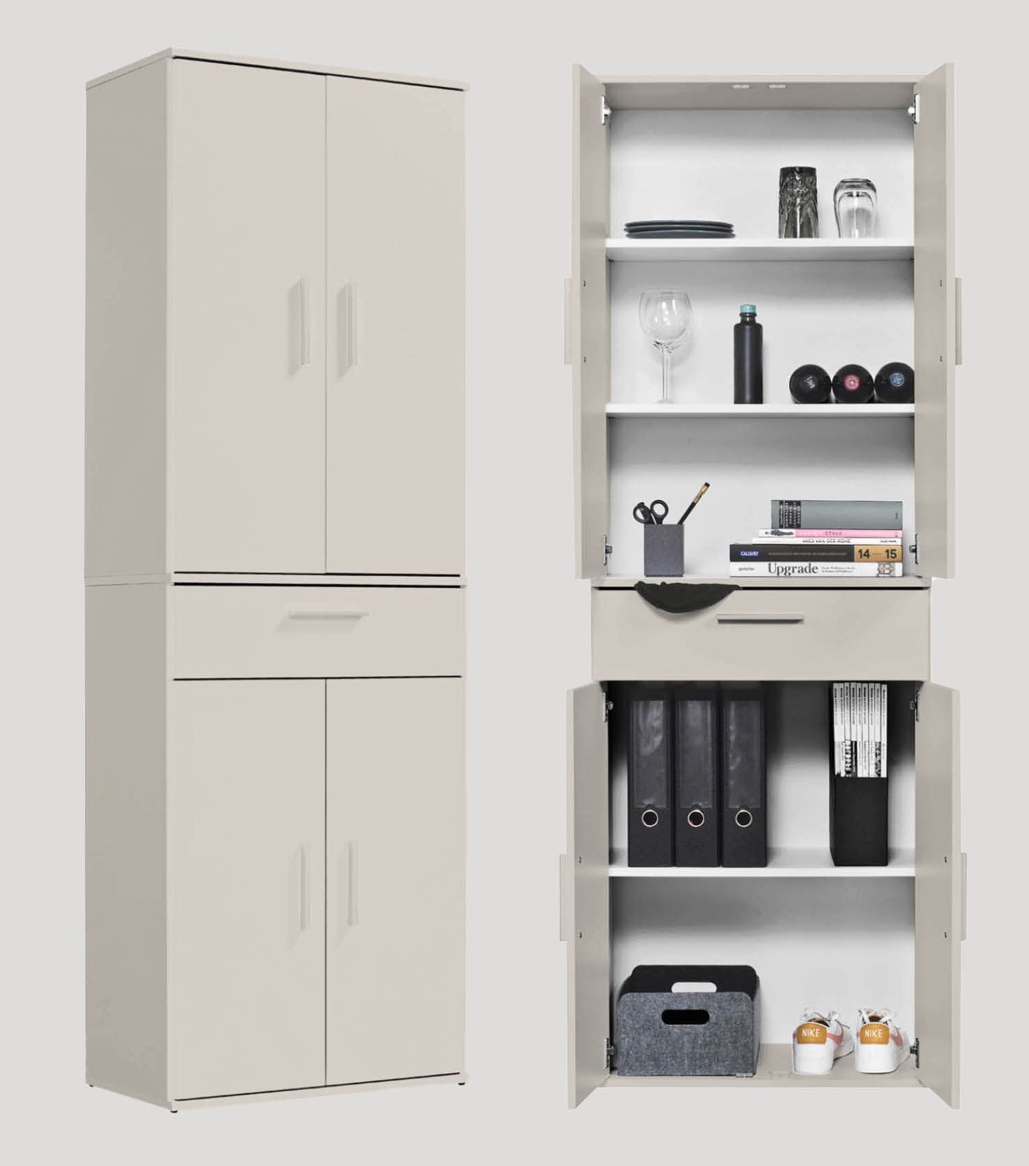 Mehrzweckschrank + Schubladen 'Der Praktische' Aktenschrank Schuhschrank