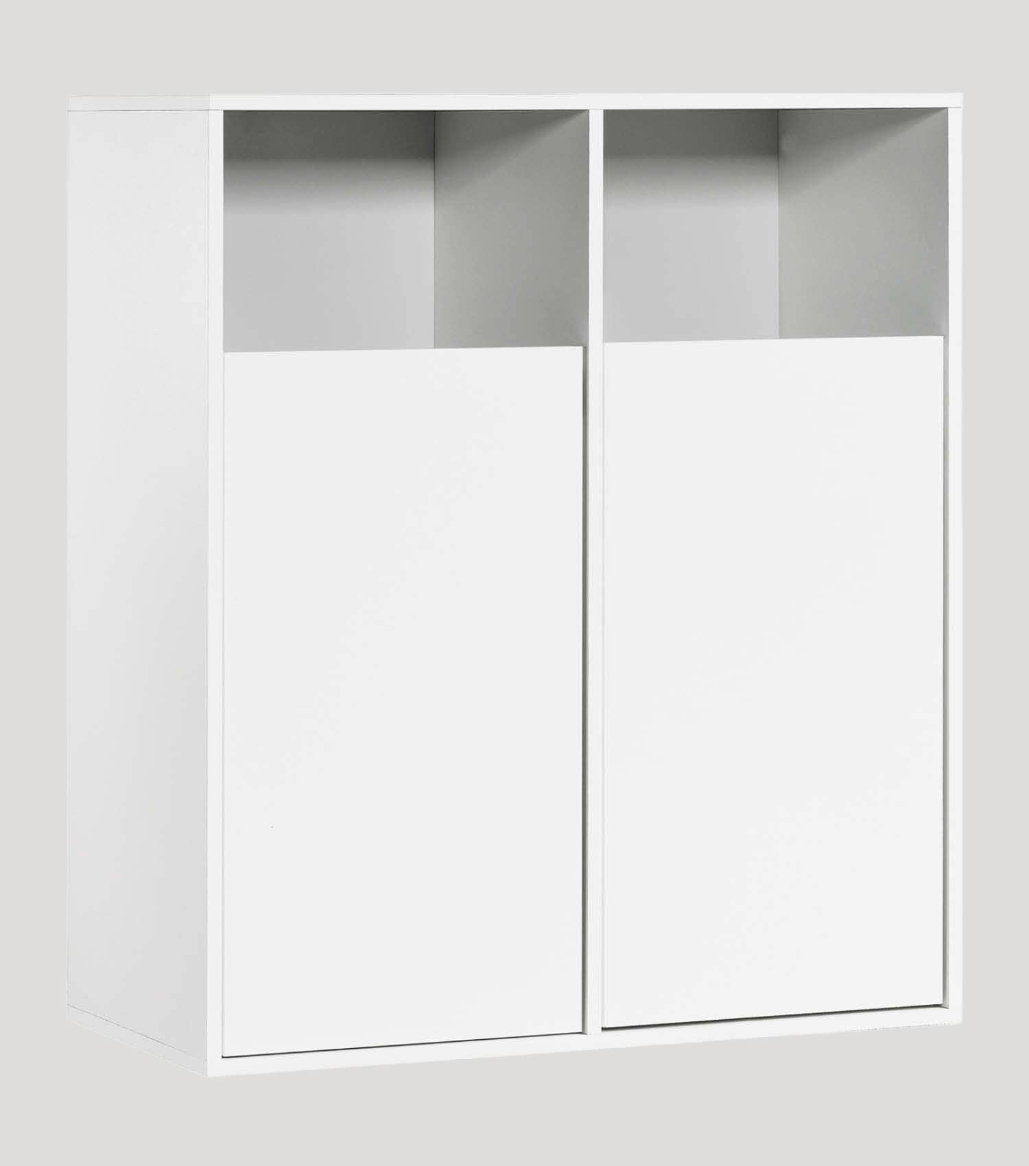 Wäscheschrank Wäschesammler Wäschekorb Holz Wäschetrenner Wäschebox