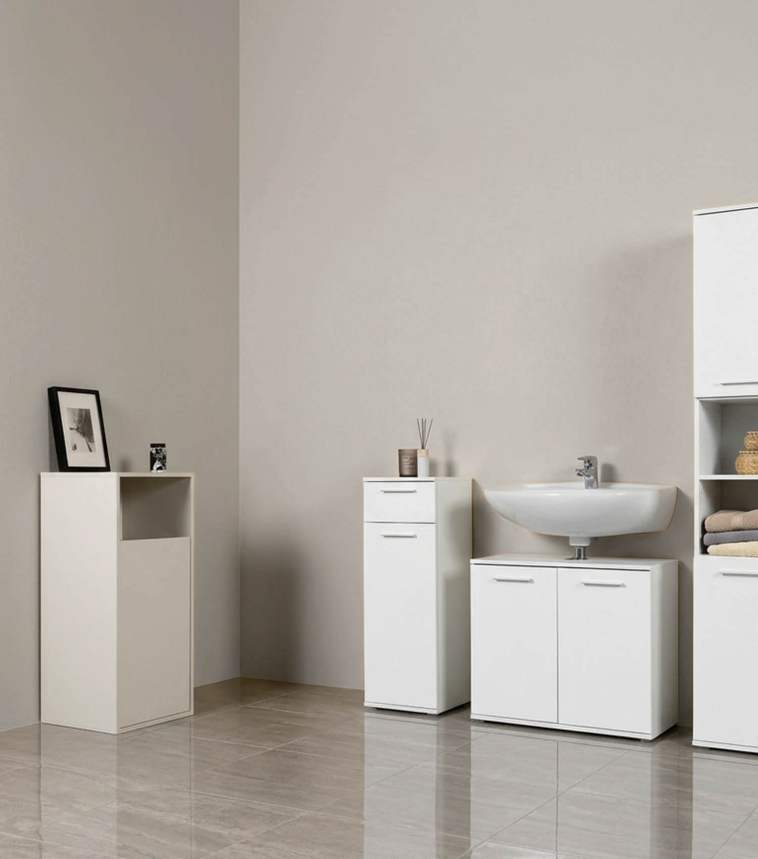 Meuble à linge panier de tri linge bois séparateur linge boîte à linge