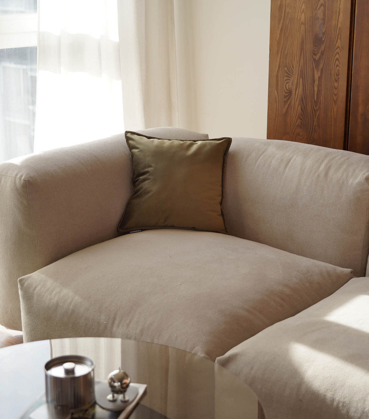 Samtkissen Kissen Couchkissen Sofakissen Velvet Dekokissen