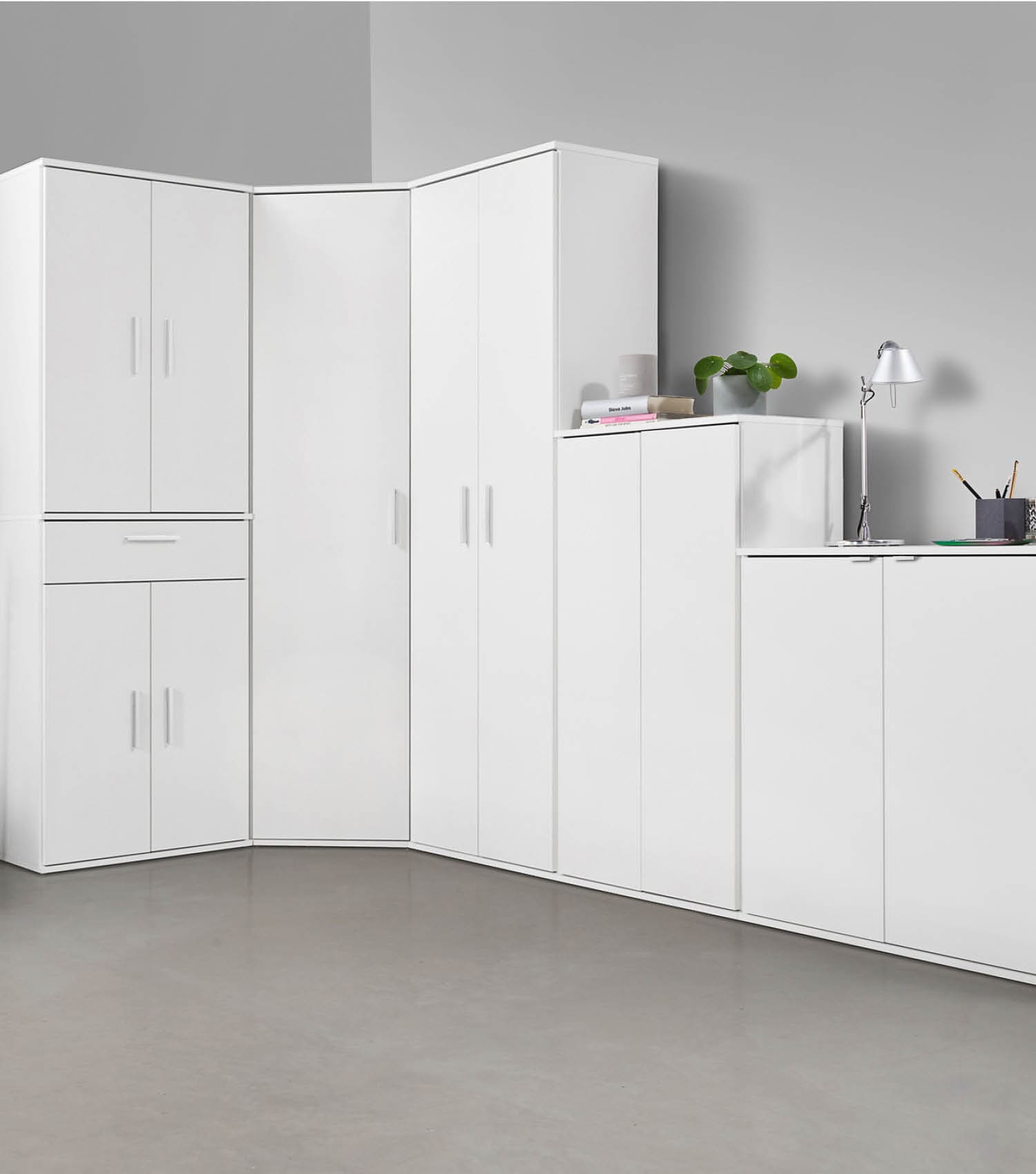 Mehrzweckschrank + Schubladen 'Der Praktische' Aktenschrank Schuhschrank