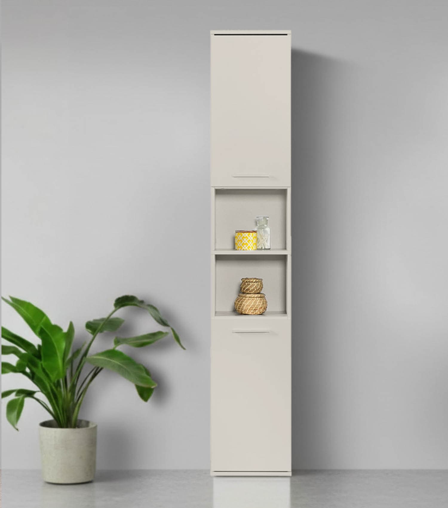 Bad-Hochschrank Badezimmerschrank Badschrank Badezimmerregal Schrank