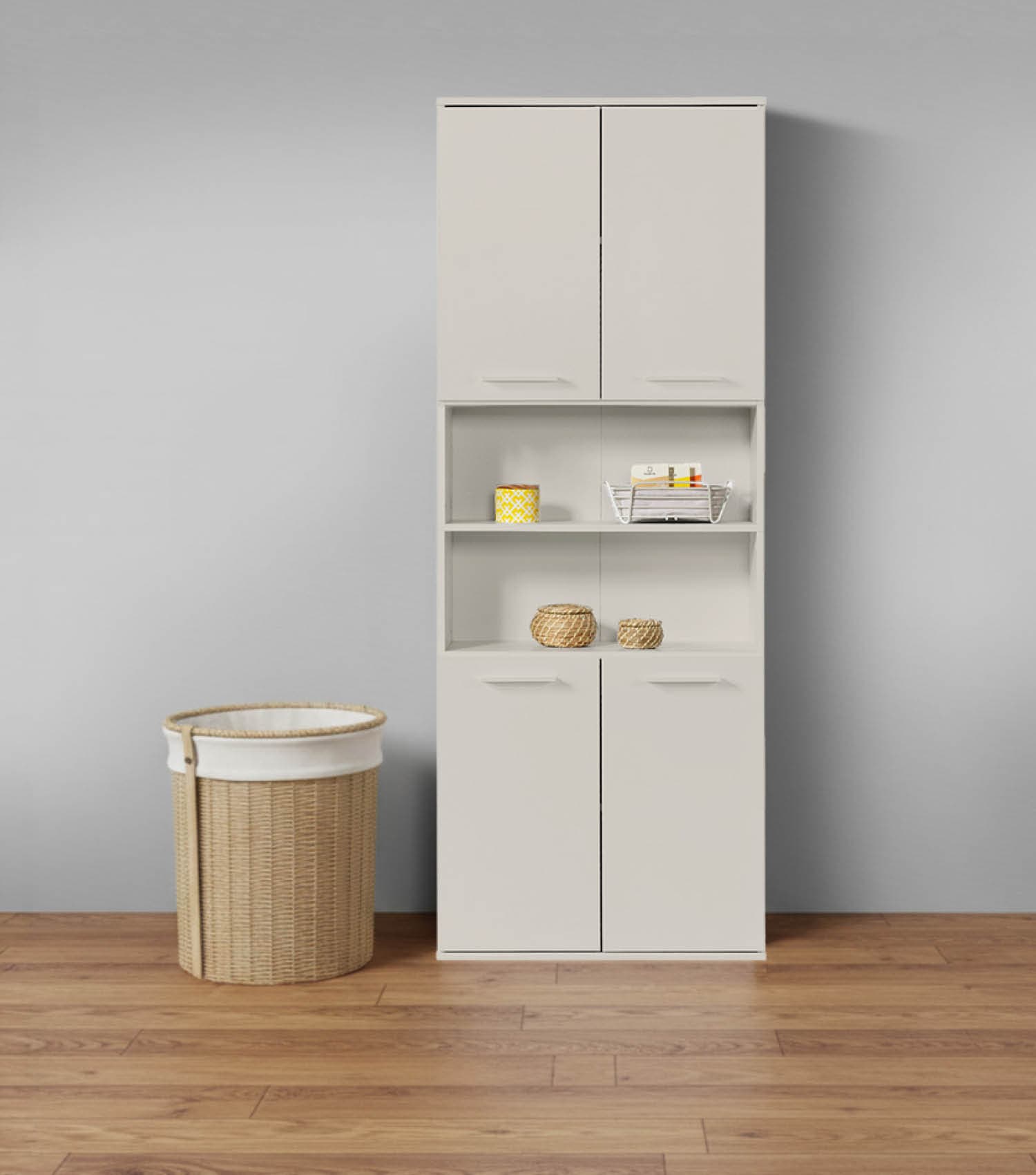 Bad-Hochschrank Badezimmerschrank Badschrank Badezimmerregal Schrank