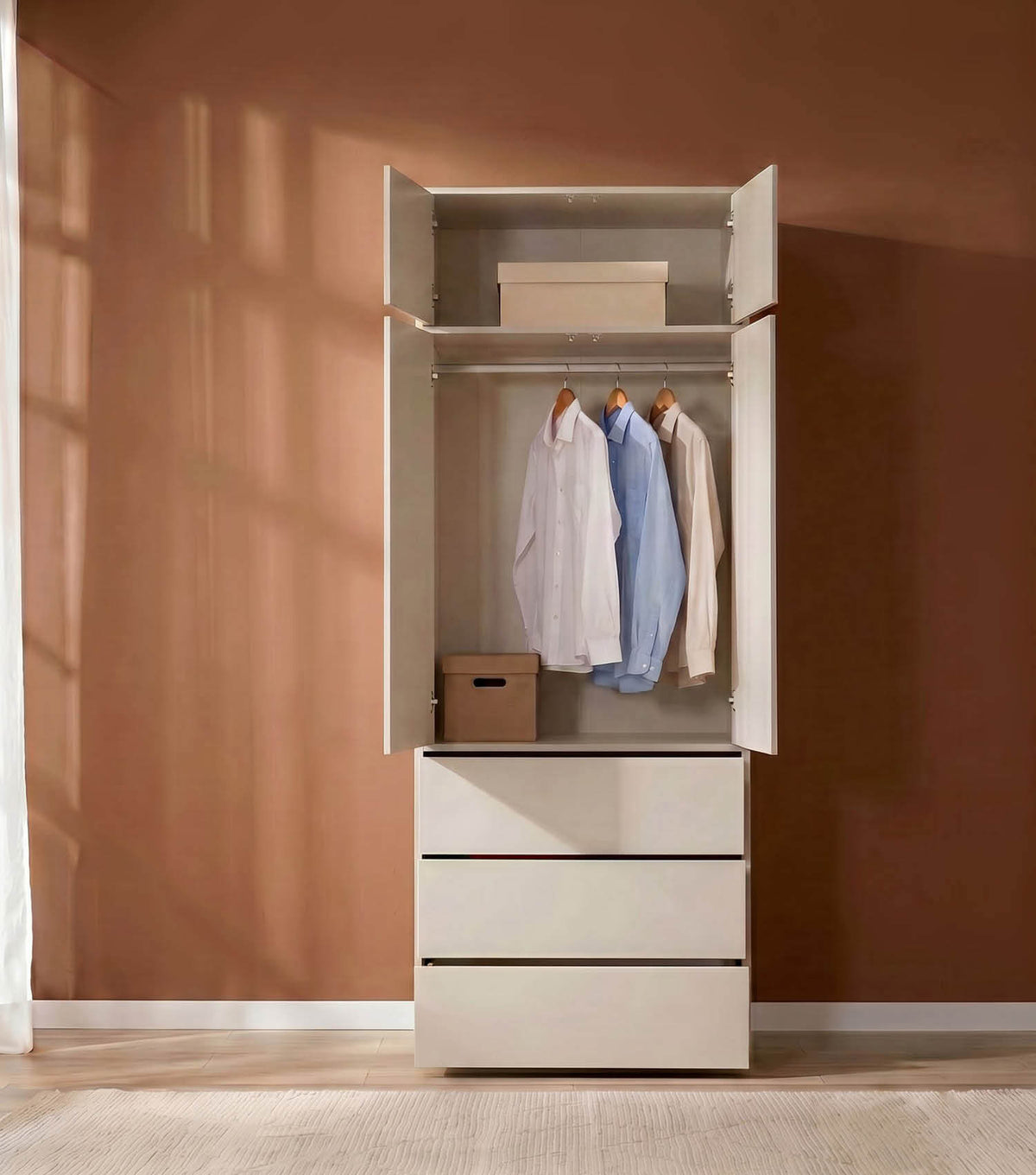 Armoire 'Robe' armoire de chambre meuble d'entrée armoire de couloir