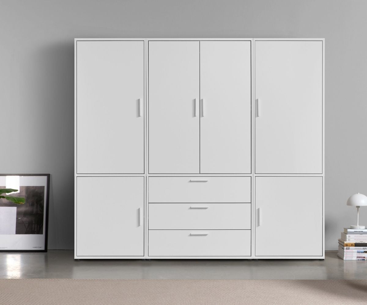 Armoire blanche chambre à coucher