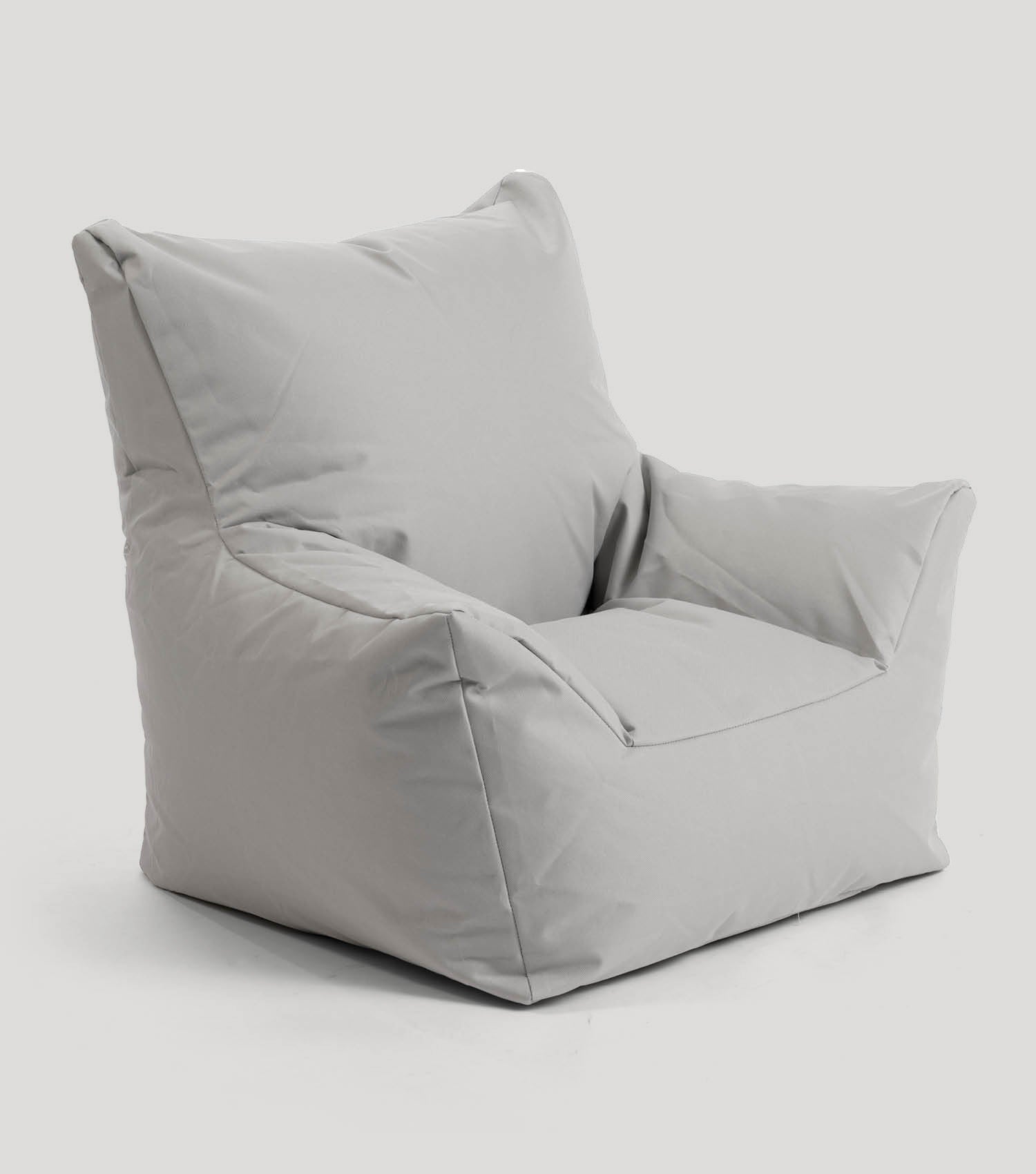 Pouf enfant en velours côtelé gris, fauteuil de lecture pour enfant, coussin de sol, poire enfant, poire d'extérieur