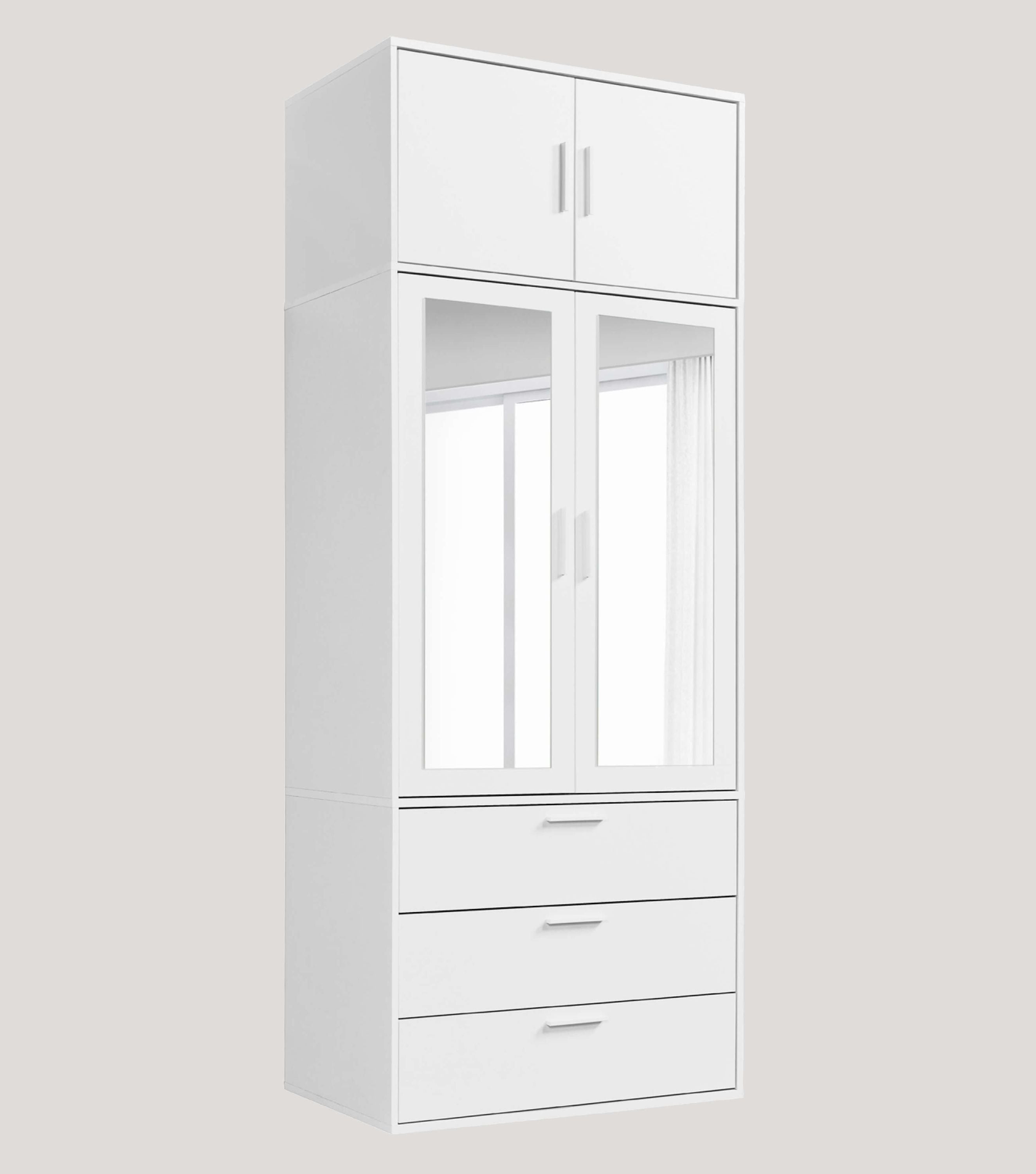 Armoire penderie chambre à coucher meuble de rangement#sku_KS1+AM.90_3SK_2T-w