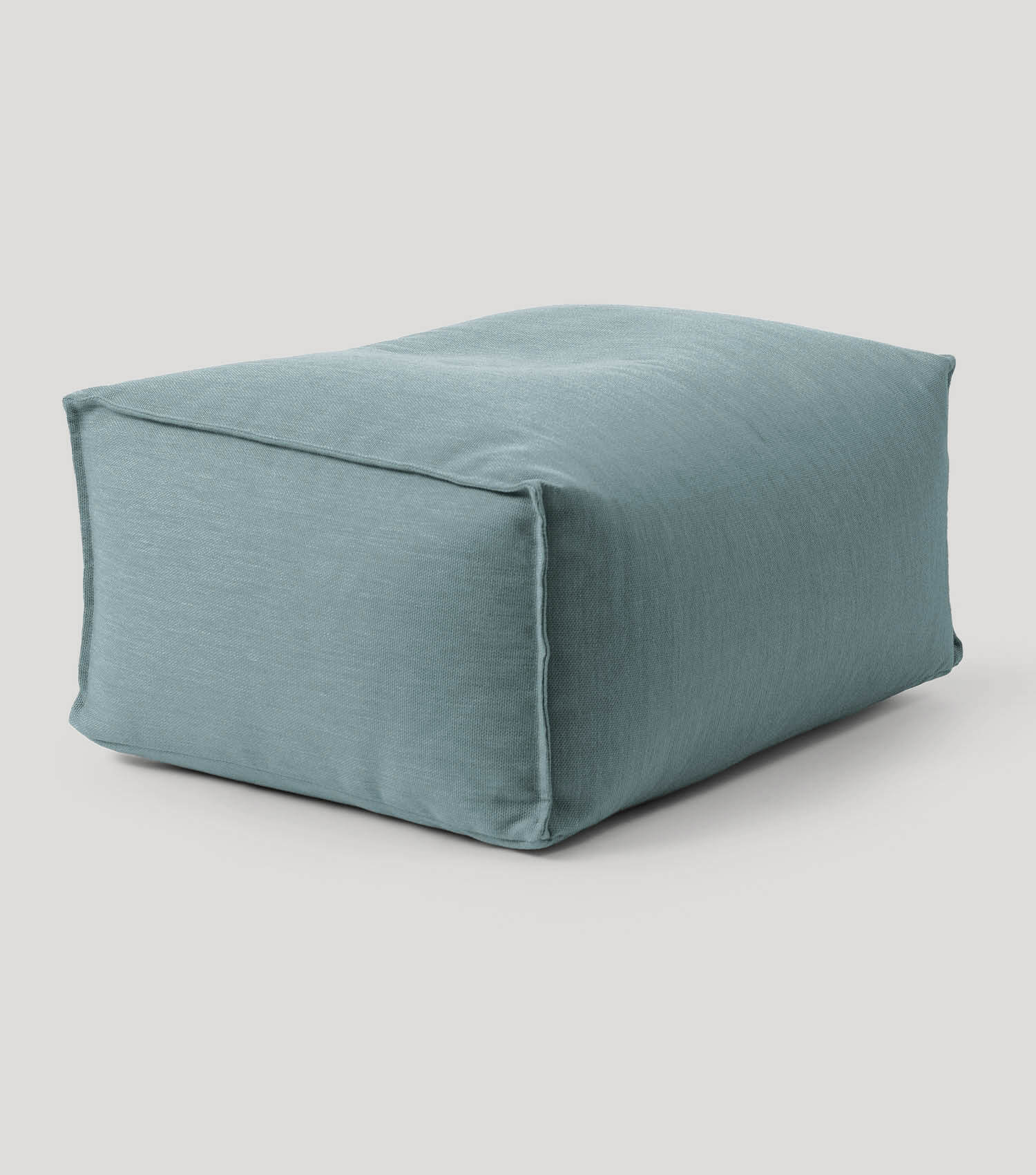 Pouf extérieur repose-pieds assise carrée 'Der Ruhepouf' tabouret bas carré