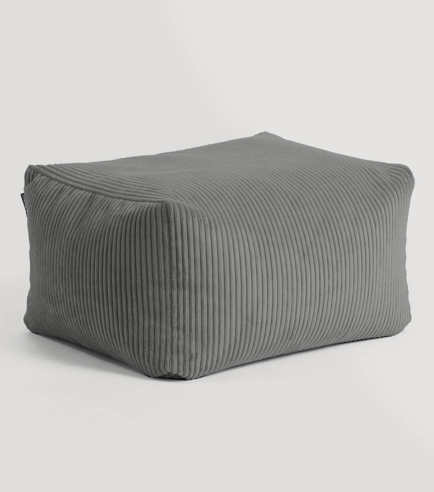 Pouf d'intérieur repose-pieds coussin de sol 'Der Ruhestifter' tabouret carré