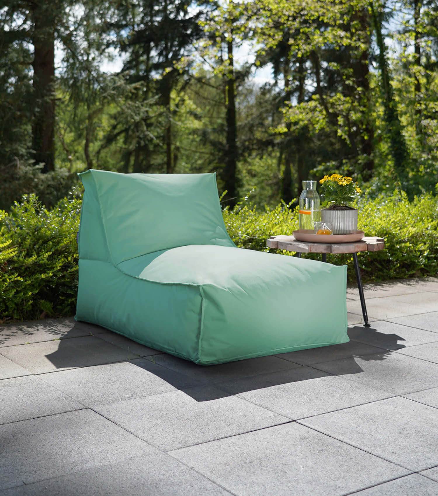 Pouf de sol relaxation Bean Bag siège poire repose-pieds