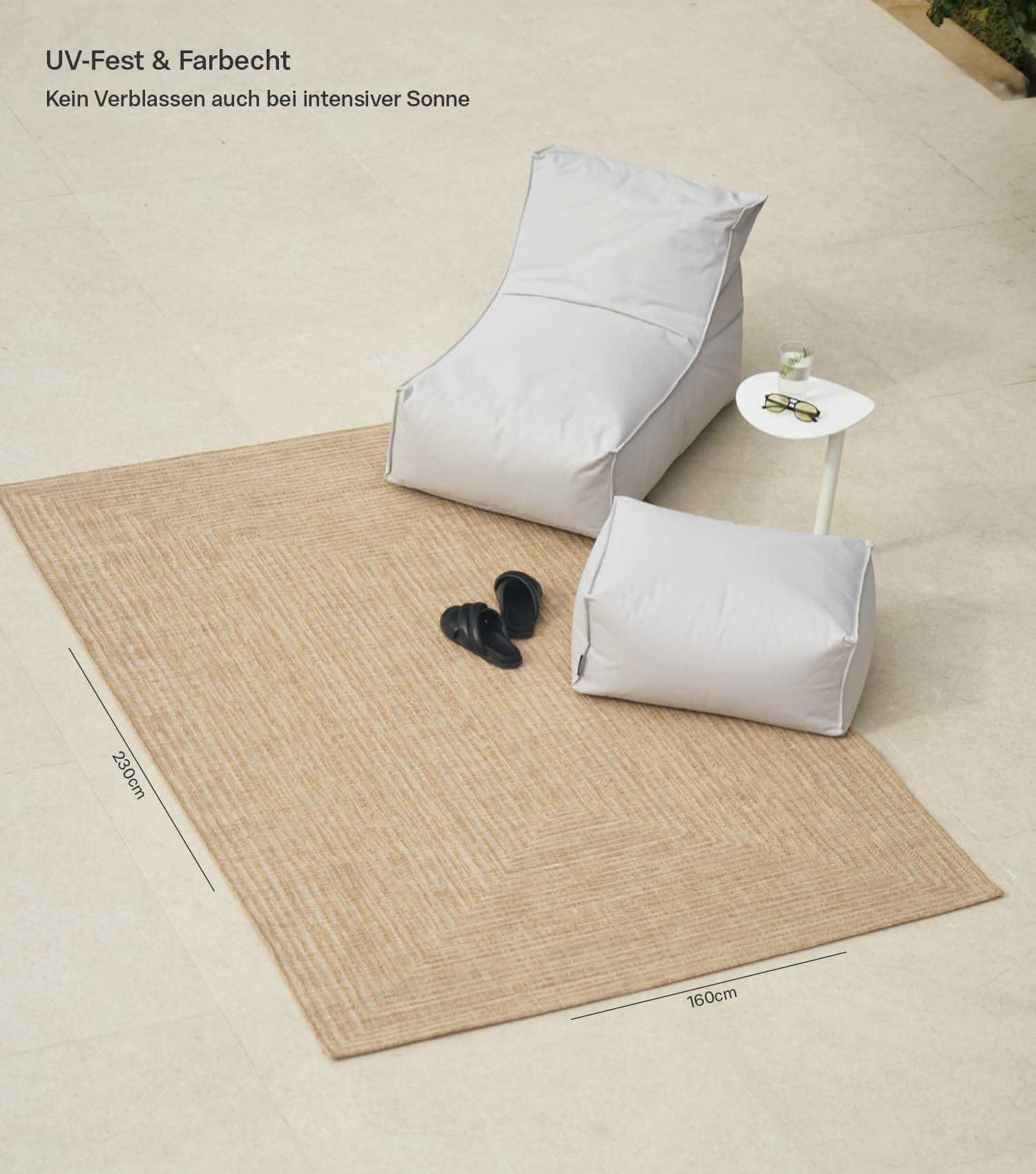 Tapis d'extérieur résistant aux intempéries ou tapis de salon#sku_TPO2_Jack28863-055_120x170_natur#sku_TPO2_Jack28863-055_160x230_natur#sku_TPO2_Jack28863-055_200x290_natur