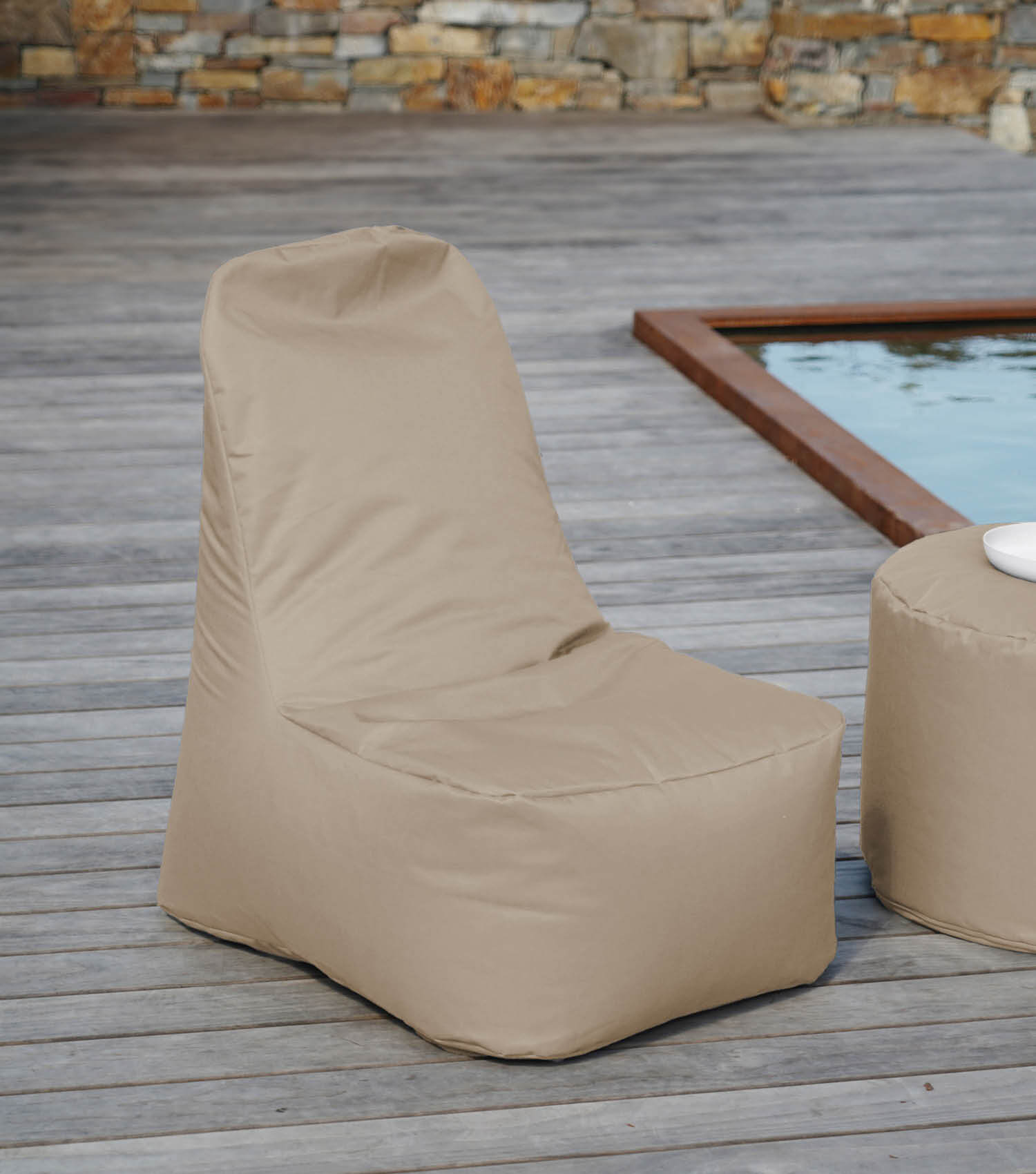 Pouf de jeu pour enfants, chaise gaming bean bag gris