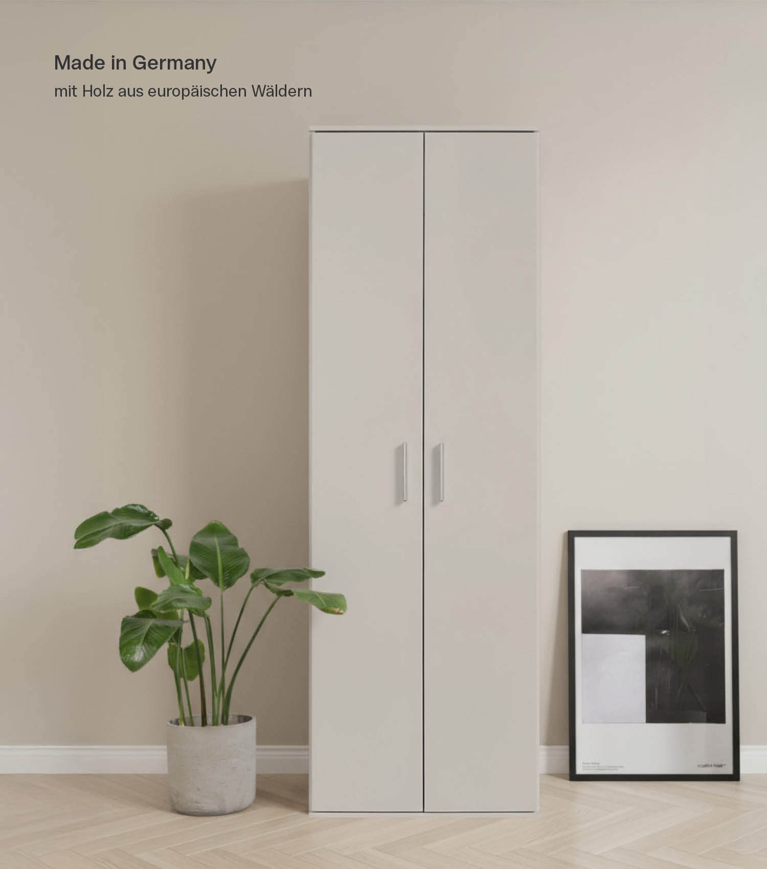 Armoire de rangement étroite pour produits d'entretien, placard polyvalent, meuble de couloir ou cuisine