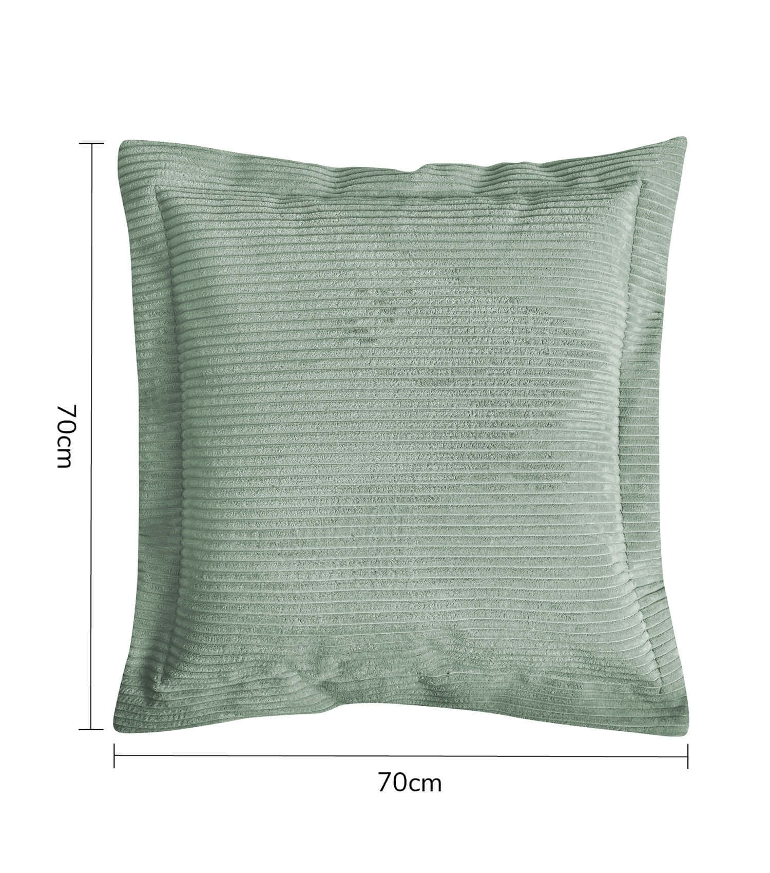 Coussin de canapé décoratif en velours côtelé