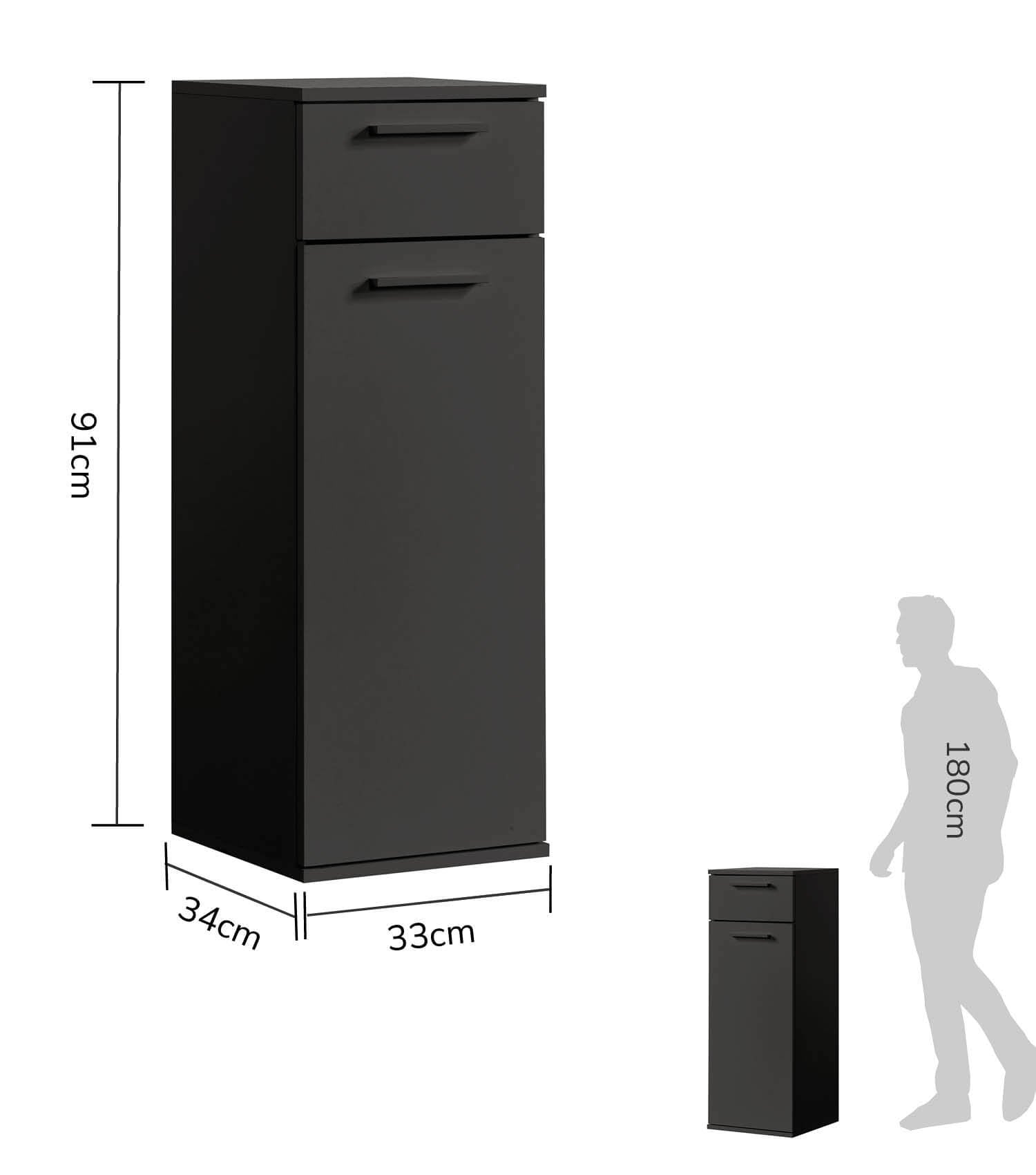 Armoire de salle de bain, meuble de rangement, étagère de salle de bain