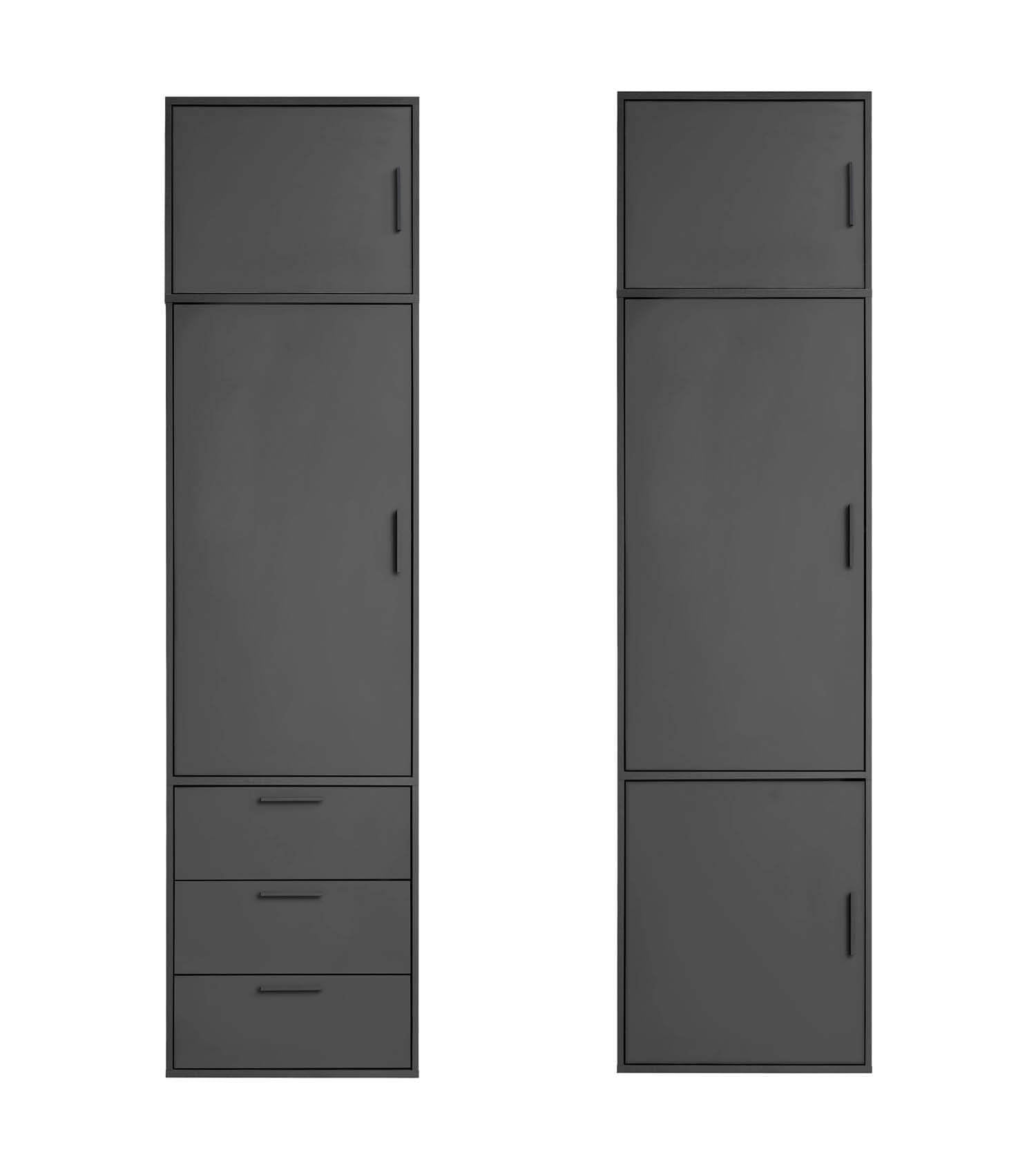 Armoire haute pour penderie, module de rangement pour armoire, armoire surélevée, étagère surélevée