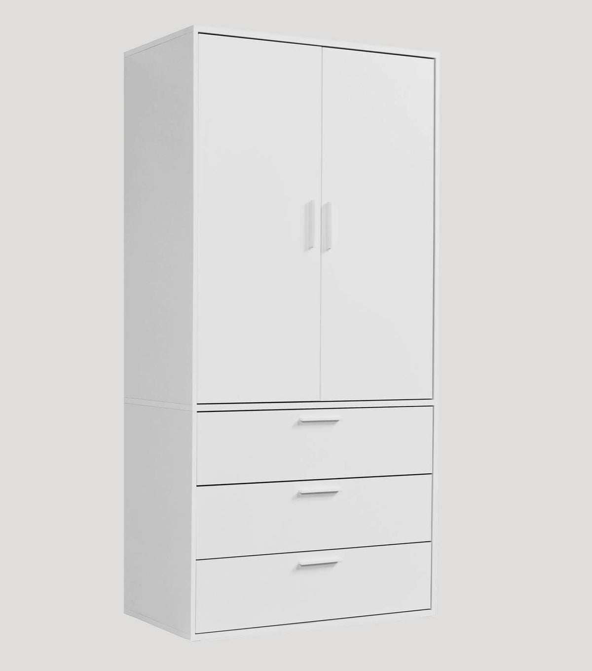 Armoire, meuble d'entrée, armoire de chambre, meuble de couloir#sku_KS1.90_3SK_2T-w
