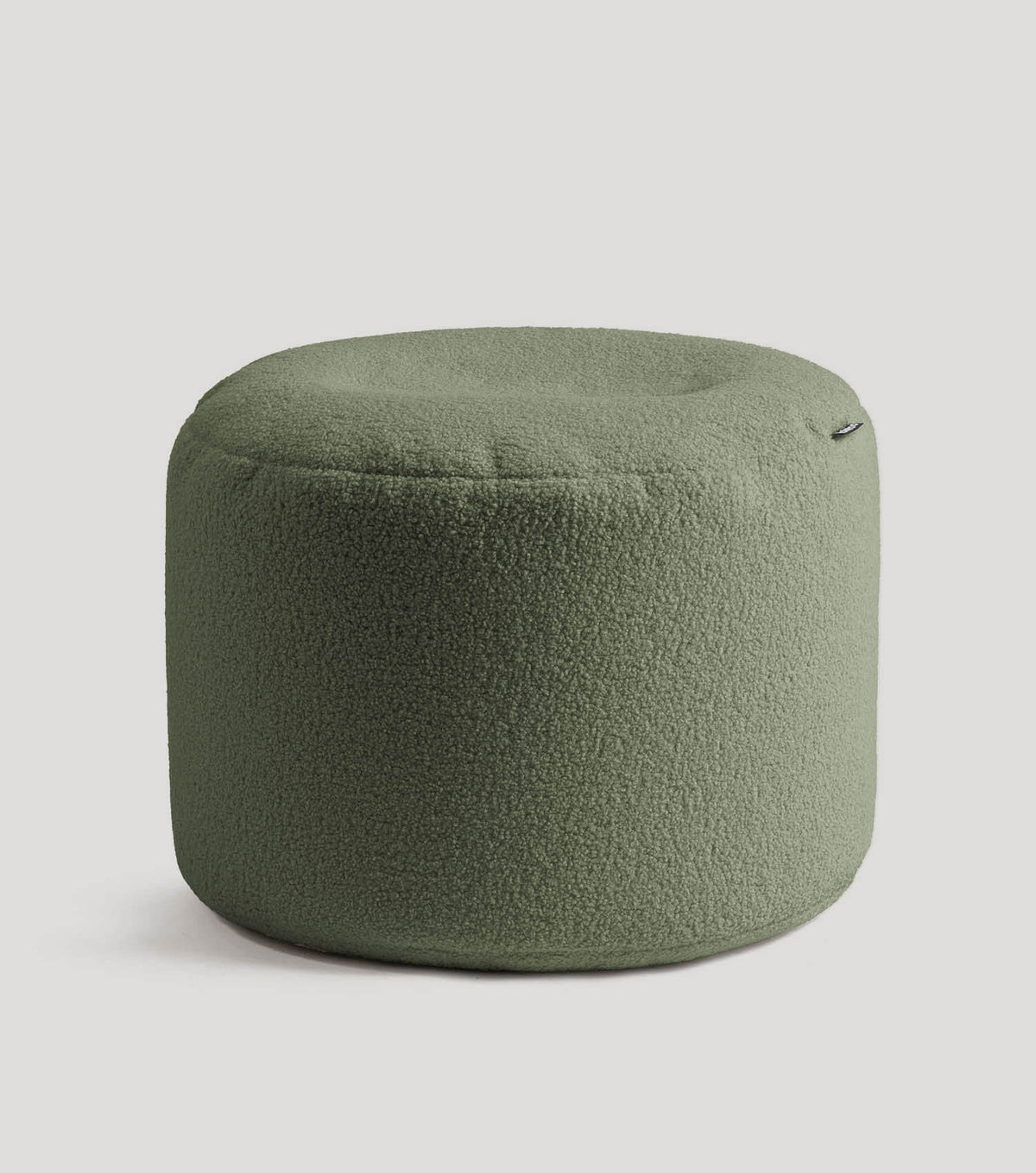 mokebo® 'Mochi' Bouclé Pouf Sitzhocker Fußhocker Beistelltisch#sku_PF4Felis-090dgruen