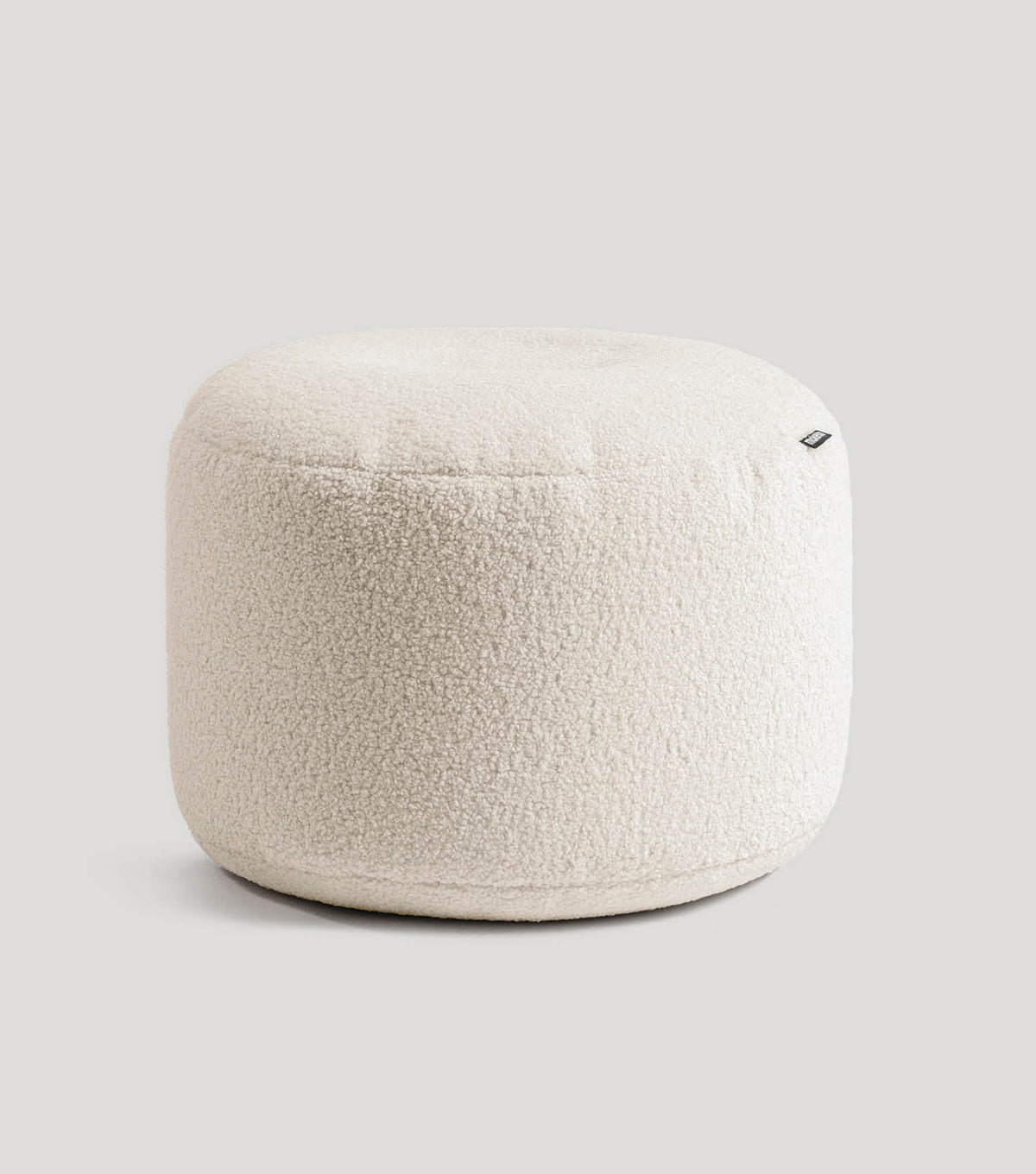mokebo® 'Mochi' Bouclé Pouf Sitzhocker Fußhocker Beistelltisch#sku_PF4mini-Felis-080natur