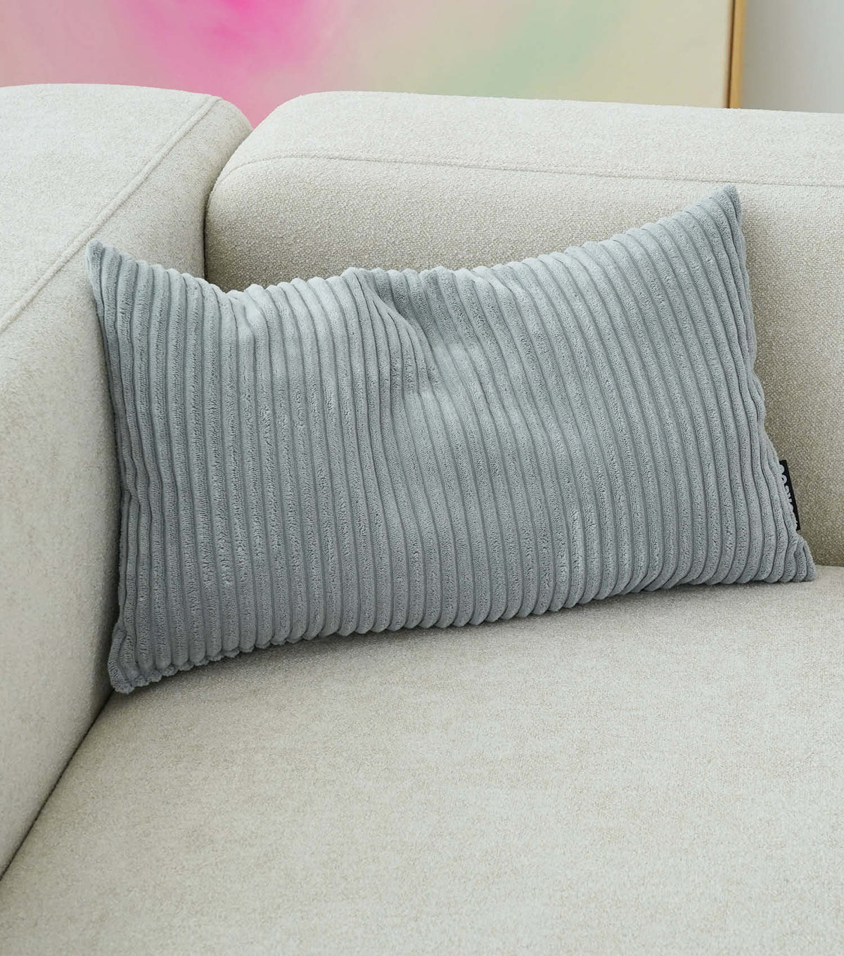 Coussin décoratif, coussin de canapé, coussin en velours côtelé, coussin, coussin de dossier, traversin