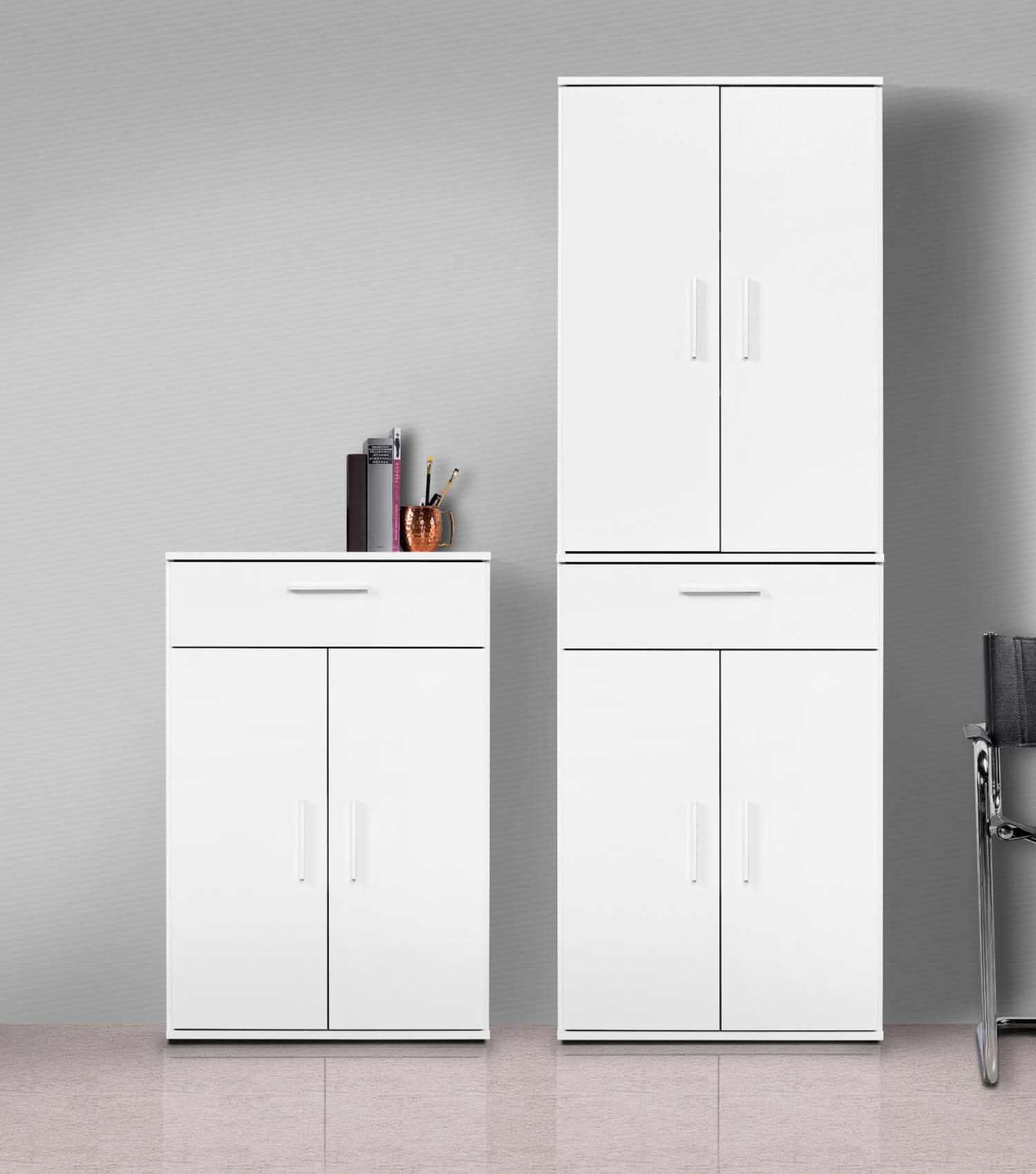 Mehrzweckschrank + Schubladen 'Der Praktische' Aktenschrank Schuhschrank