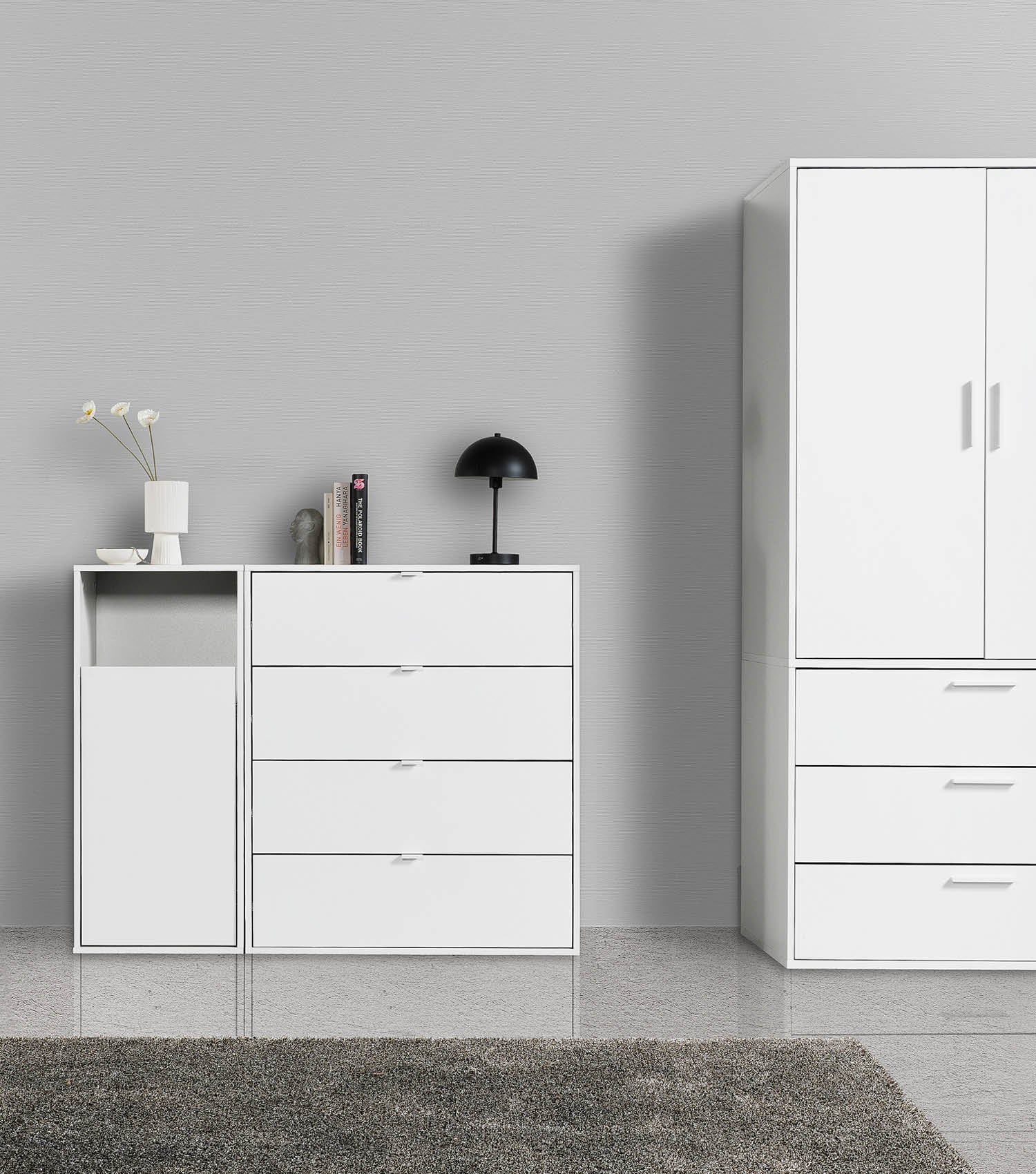 Wäscheschrank Wäschesammler Wäschekorb Holz Wäschetrenner Wäschebox