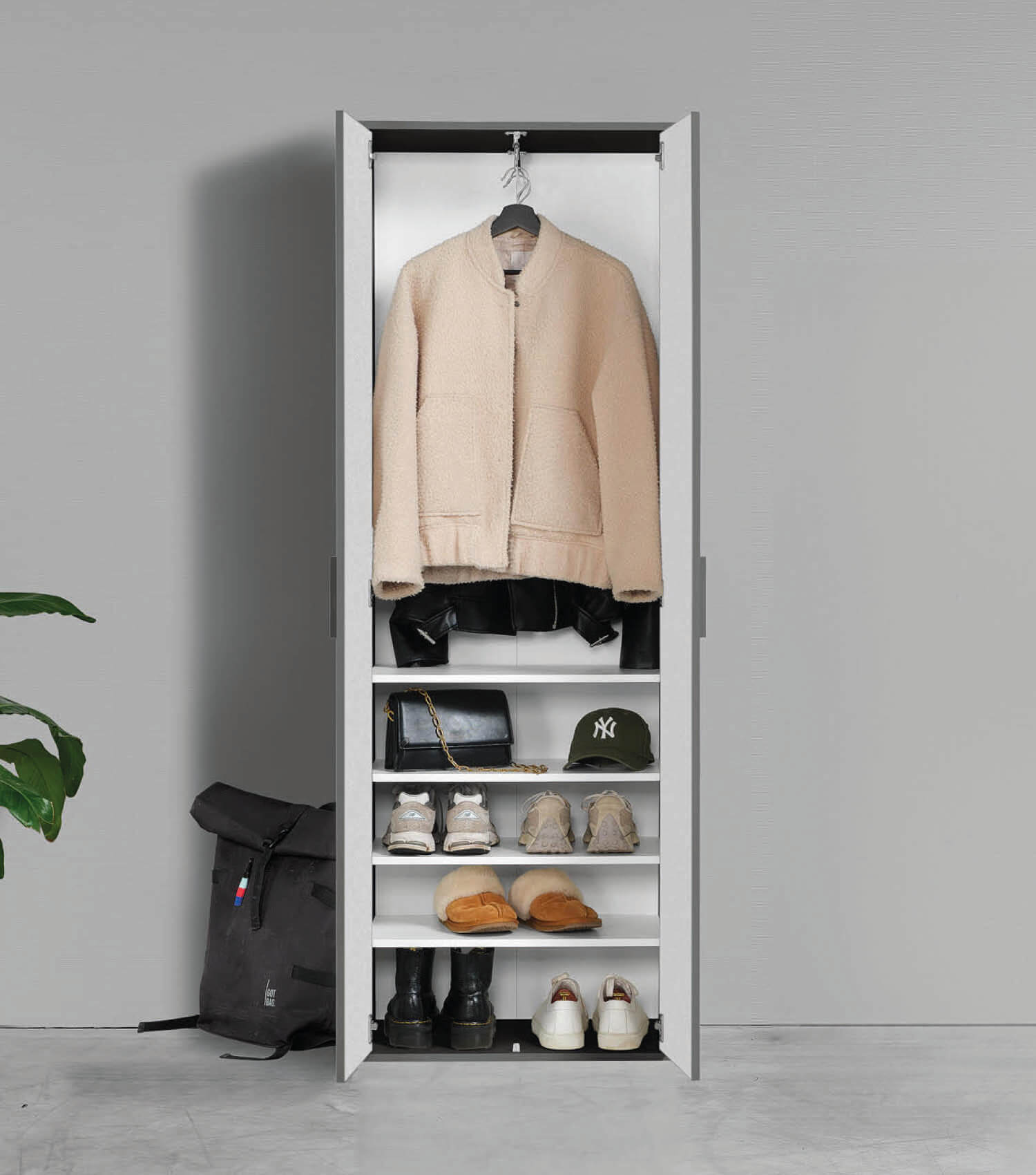 Garderobenschrank Schuhschrank Allzweckschrank Flurschrank Kleiderschrank Flur Möbel