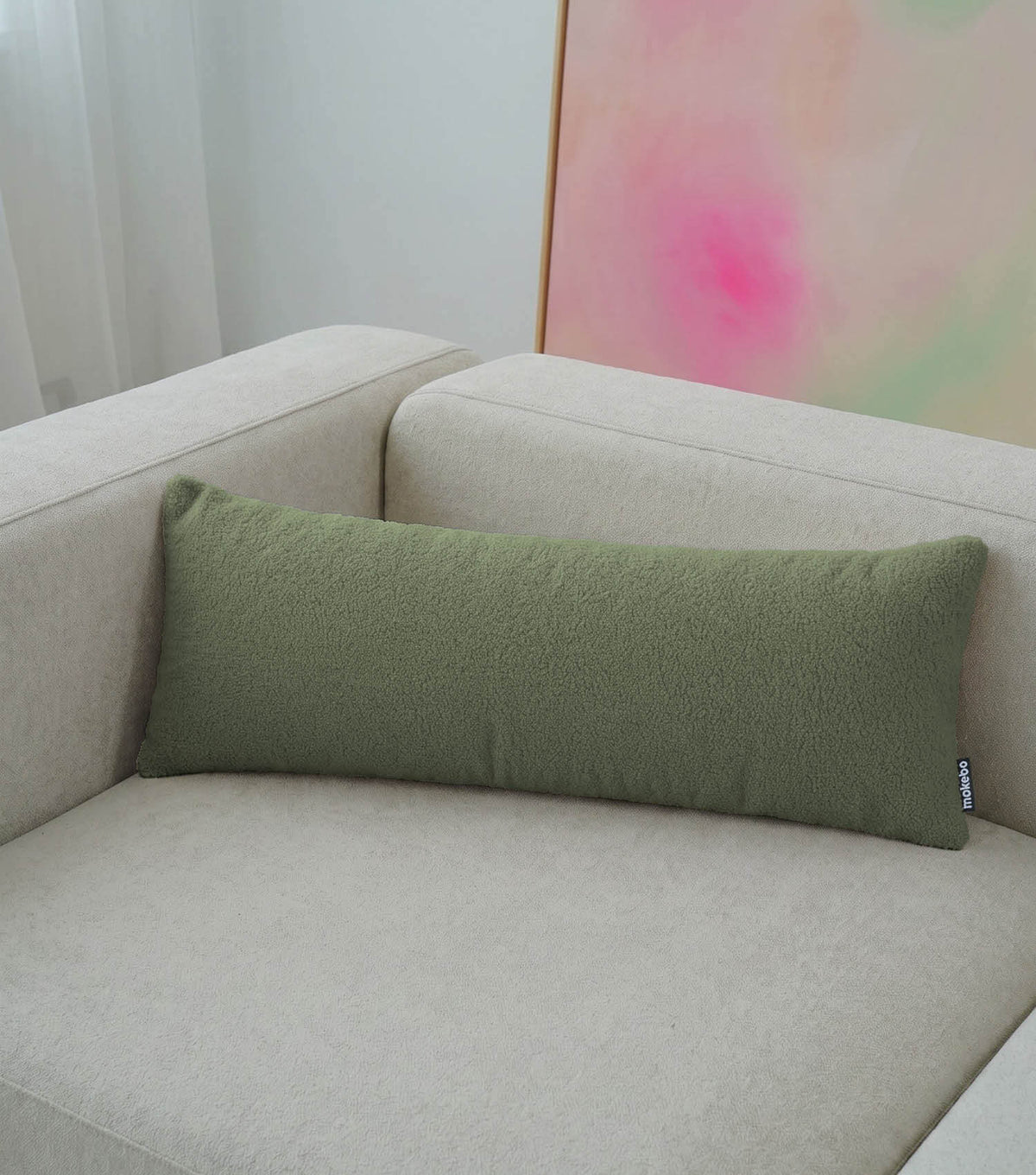 Lumbar cushion, decorative cushion, sofa cushion, Bouclé cushion, cushion, back cushion, bolster cushion