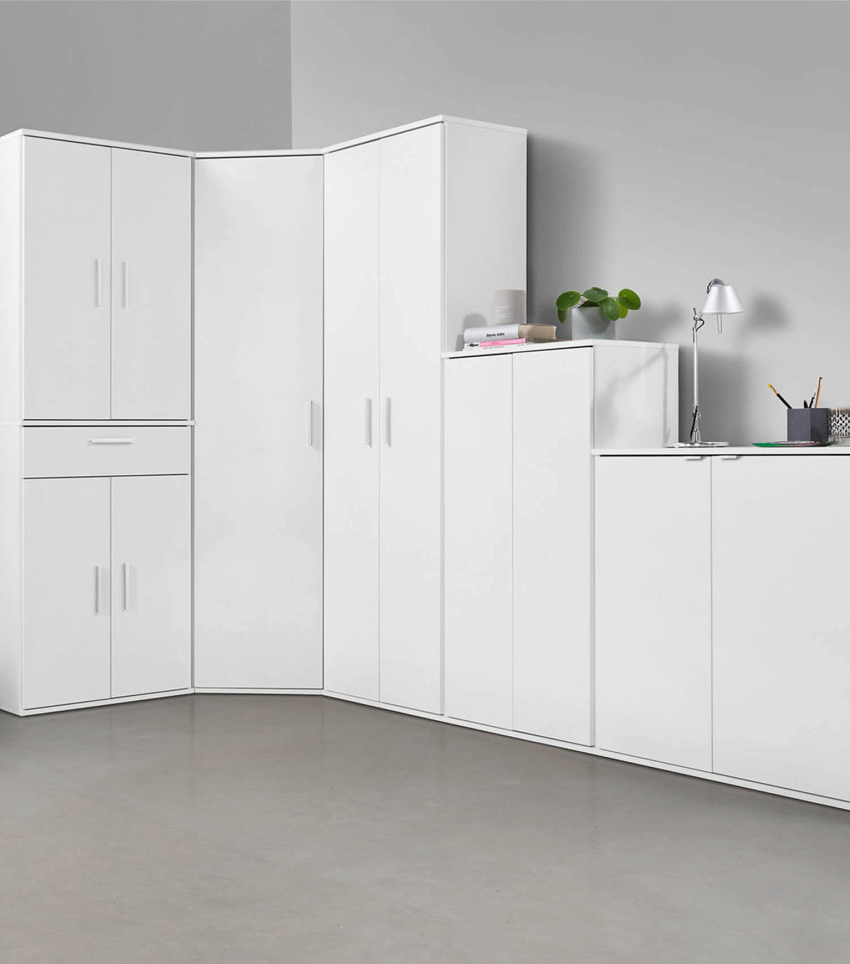 Mehrzweckschrank Set Schrankwand Büroschränke Mehrzweckschränke
