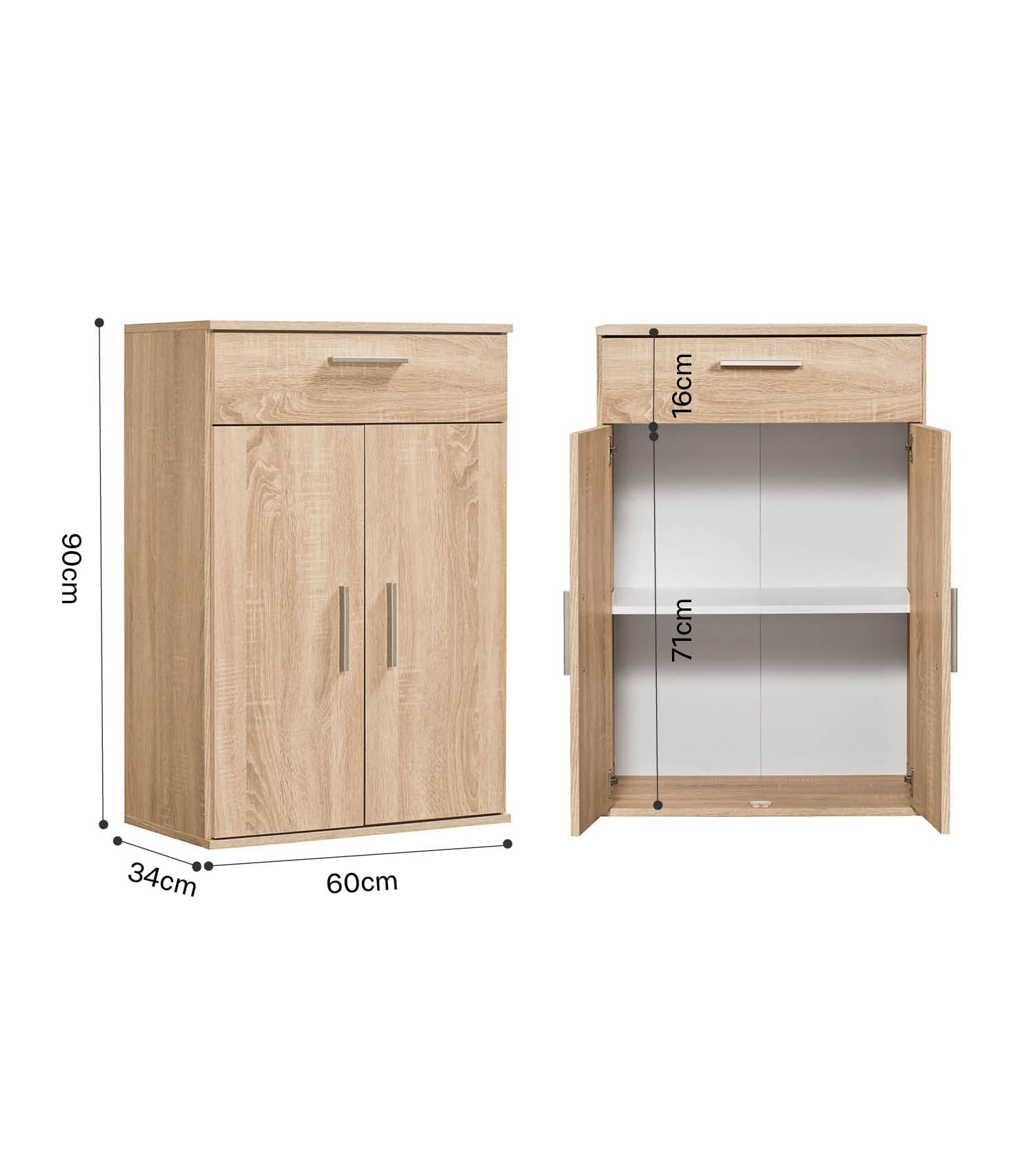 Mehrzweckschrank + Schubladen 'Der Praktische' Aktenschrank Schuhschrank