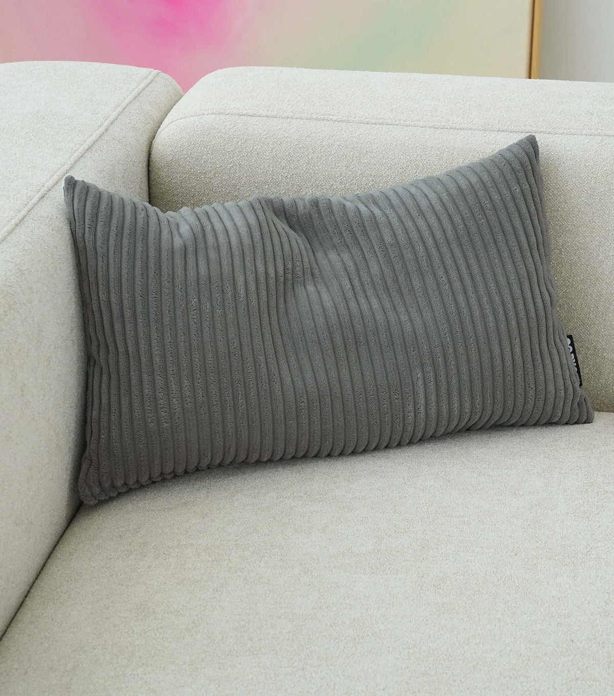 Coussin décoratif, coussin de canapé, coussin en velours côtelé, coussin, coussin de dossier, traversin