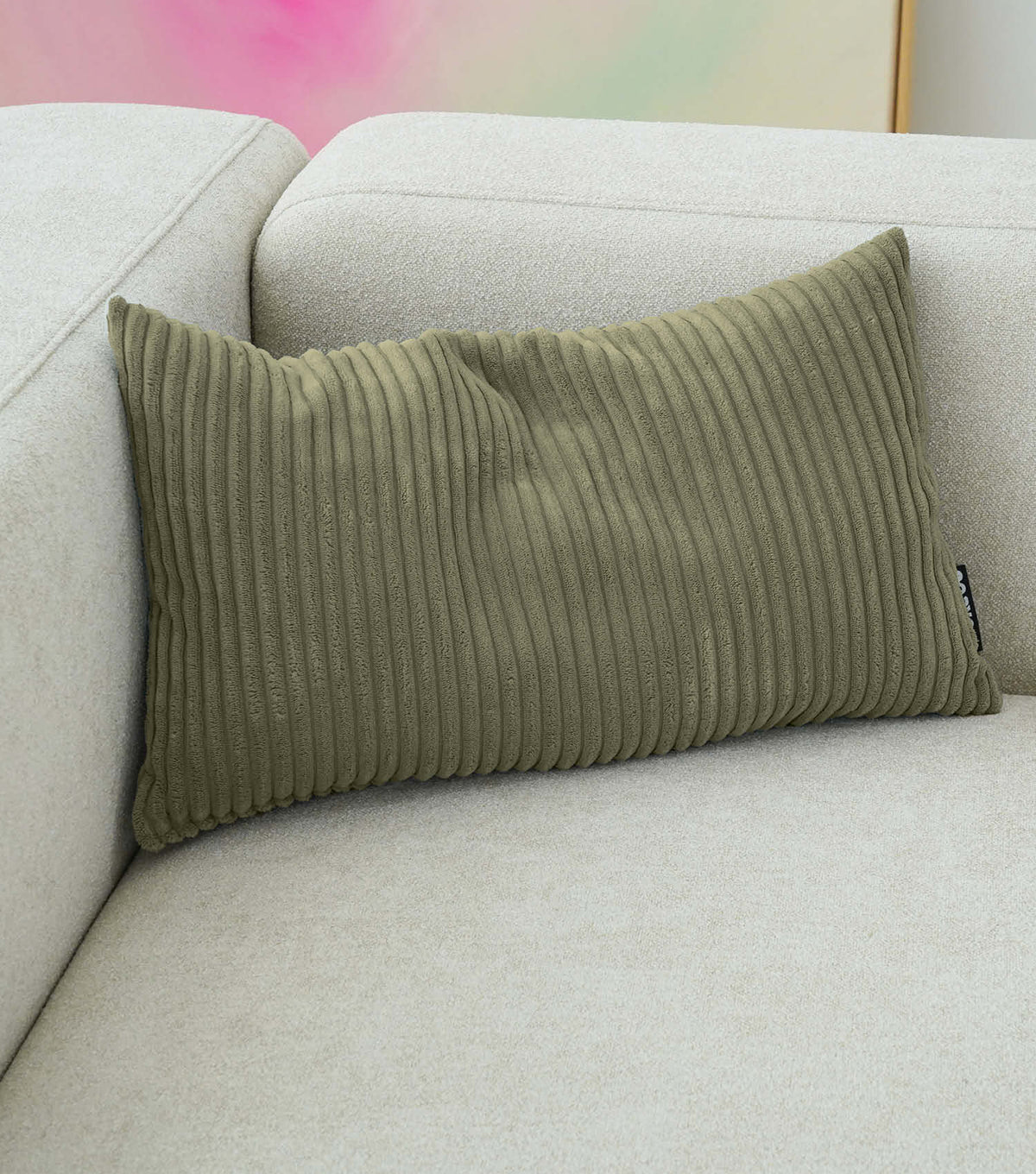 Coussin décoratif Coussin de canapé Coussin en velours côtelé Coussin Coussin de dossier Traversin
