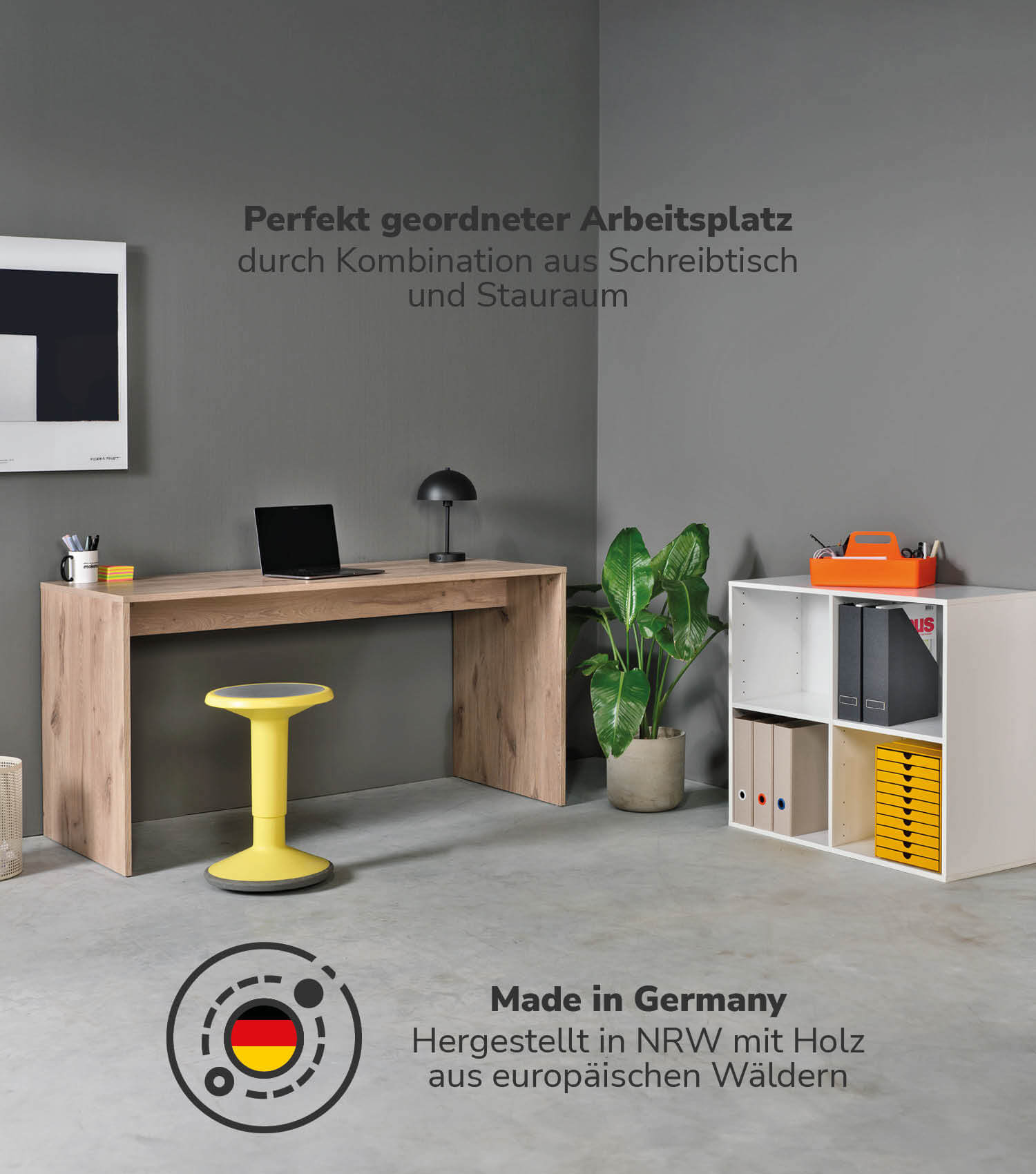 Bureau d'angle avec plateau de travail, table informatique pour enfant
