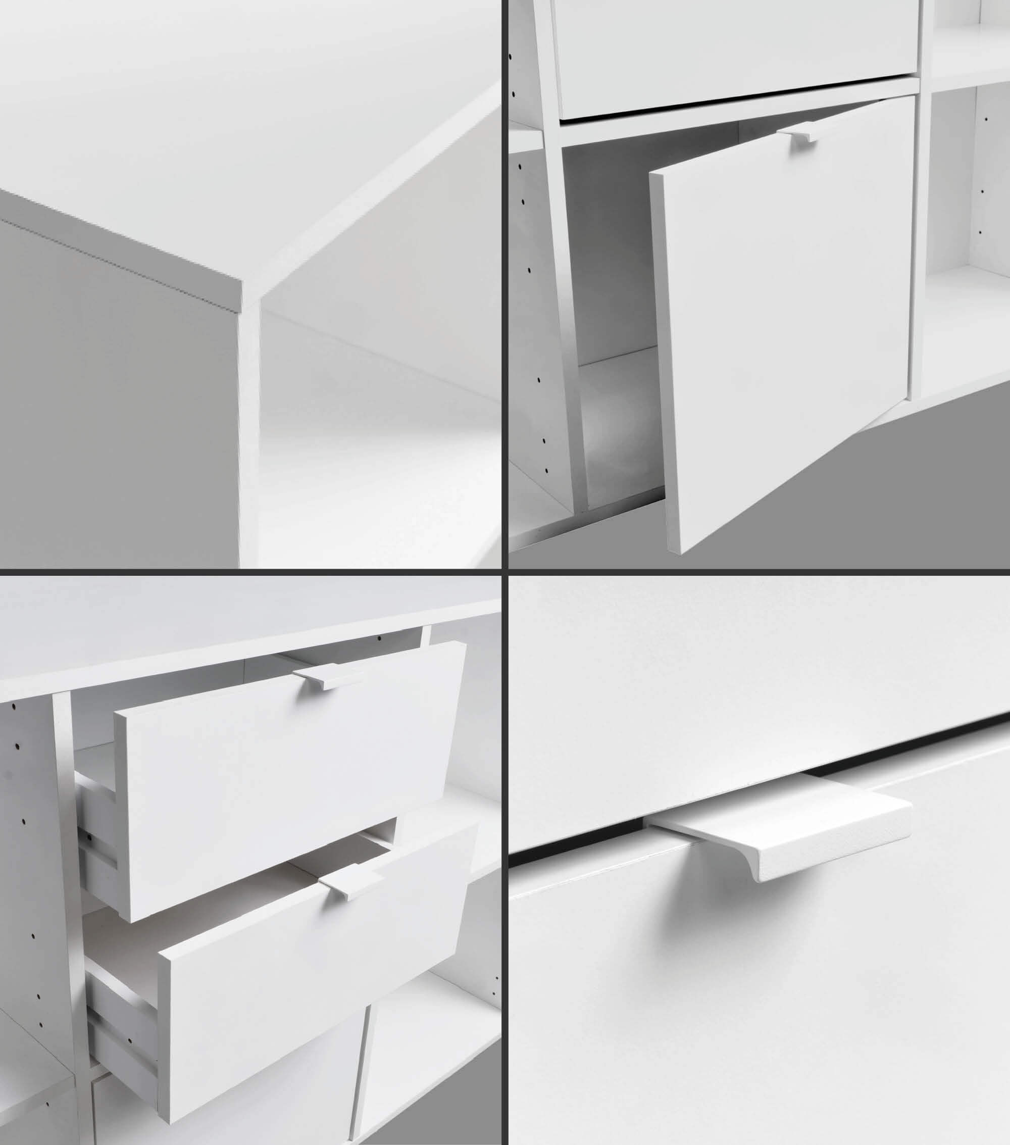 Bureau d'angle, bureau informatique, bureau enfant, table pour ordinateur