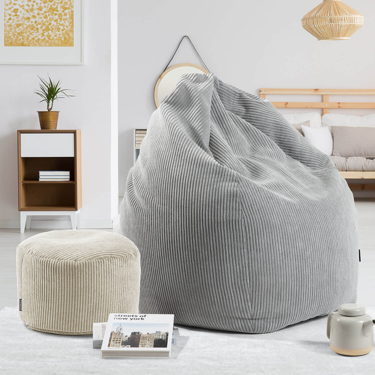 Poufs et sacs de siège de mokebo