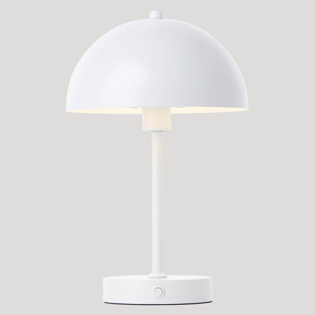 Lampe de table LED sans fil blanche