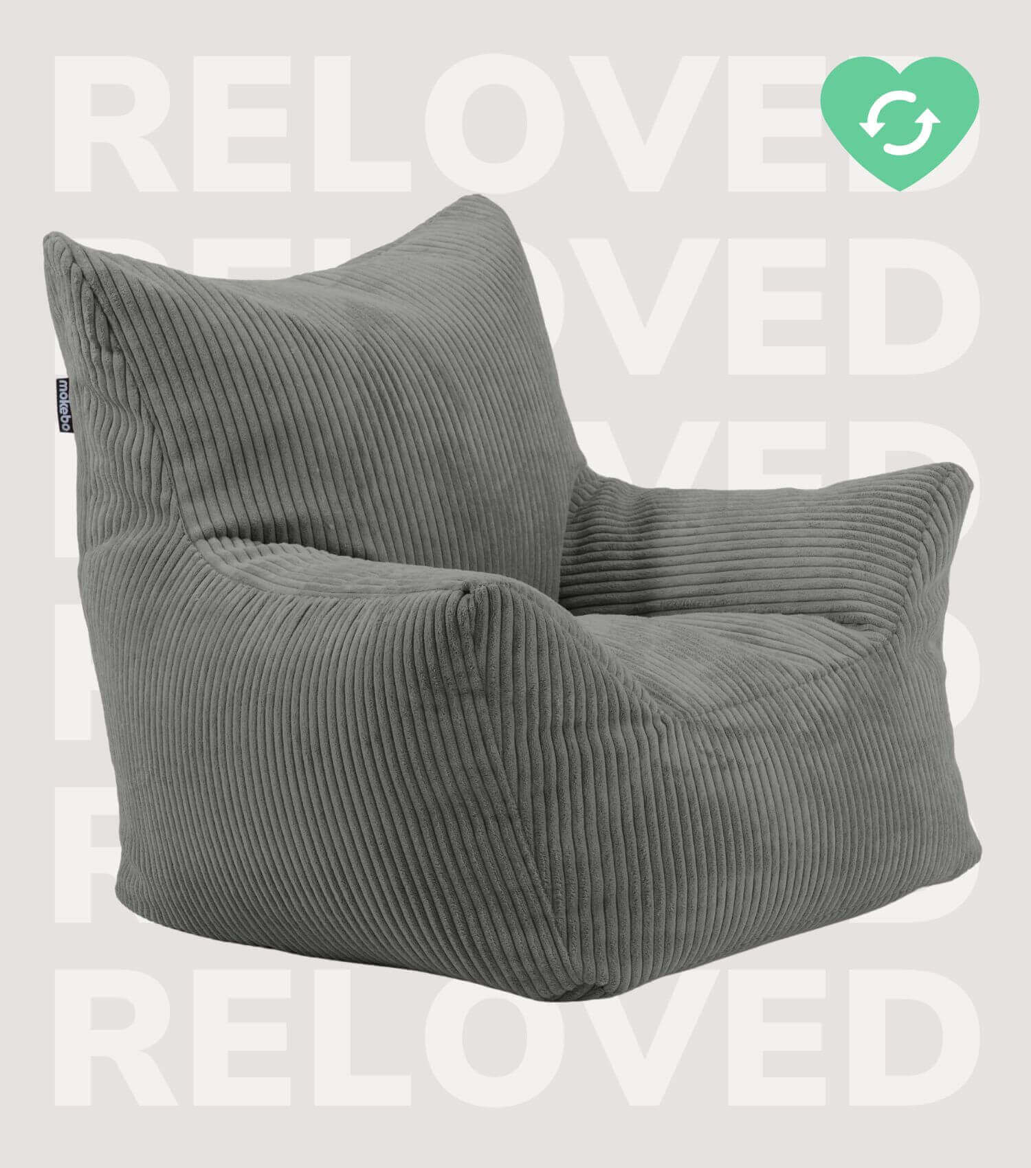 Pouf de sol pour enfant en velours côtelé, fauteuil de lecture confortable pour enfant
