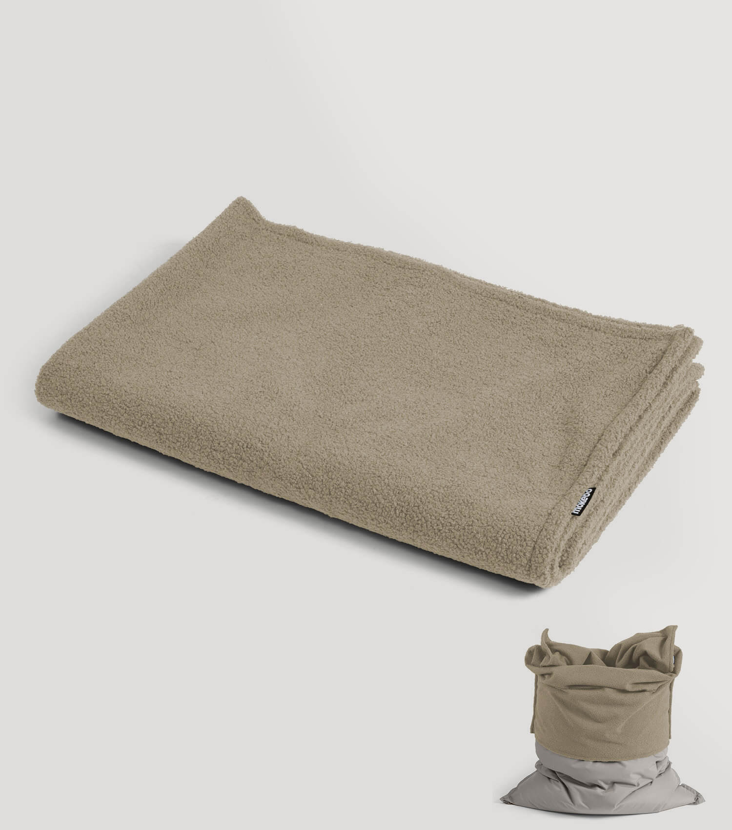 Housse de pouf repose-pieds Cord, housse de pouf géant, housse de fauteuil poire#sku_CV1_BB5.2Felis-076sand