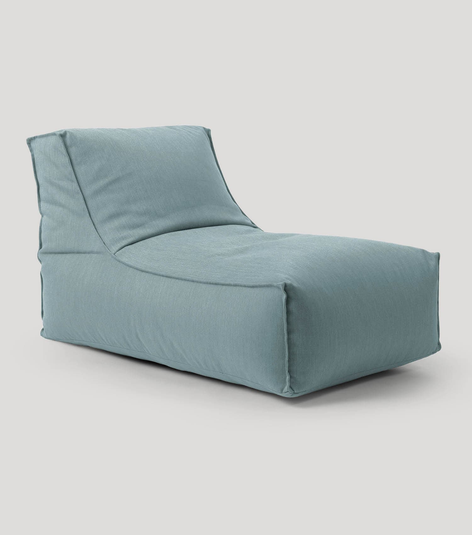 Sitzbag pouf géant pour relaxation, housse amovible bleue