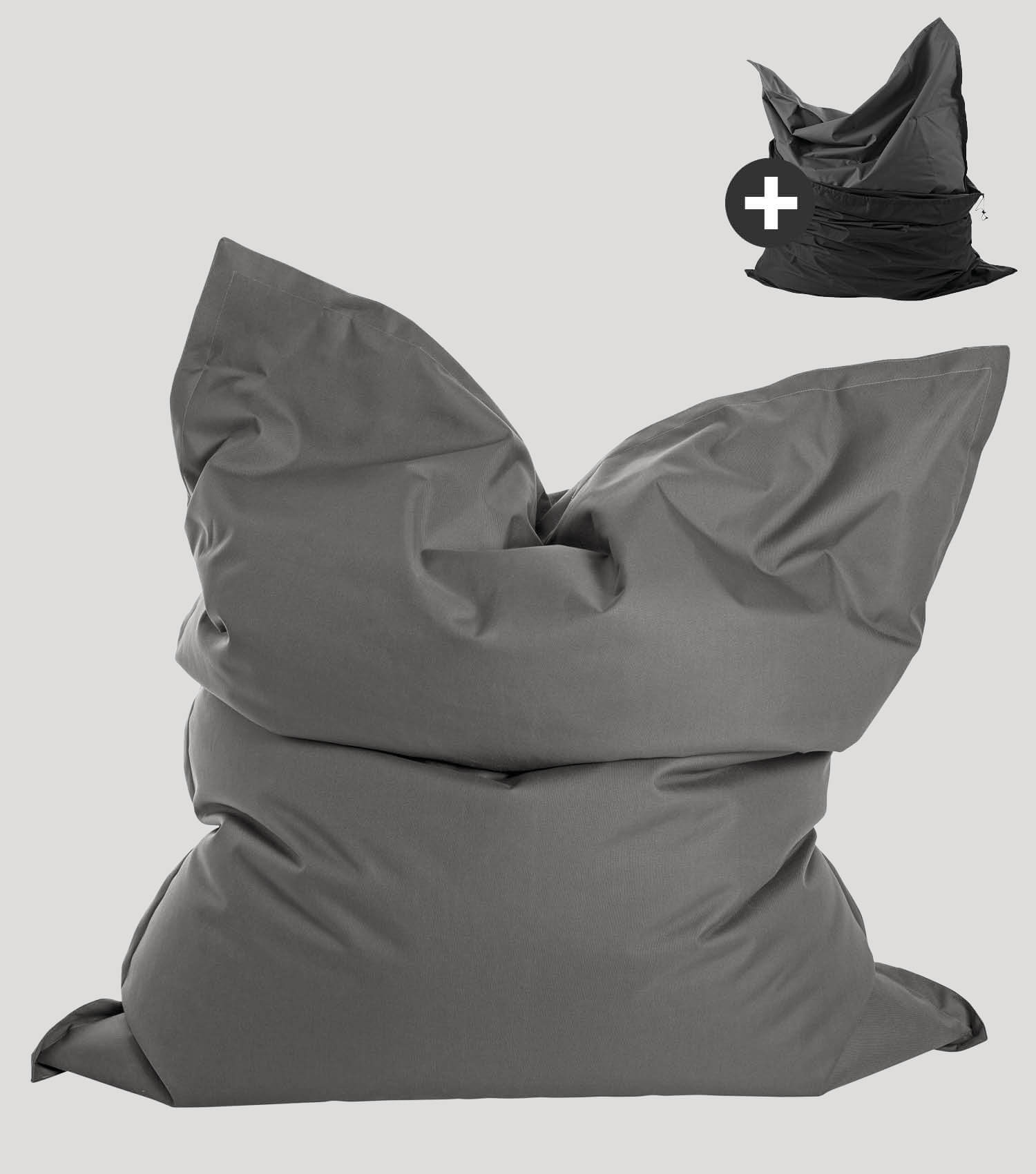 Pouf géant XXL bean bag poire géant coussin sol fauteuil relax