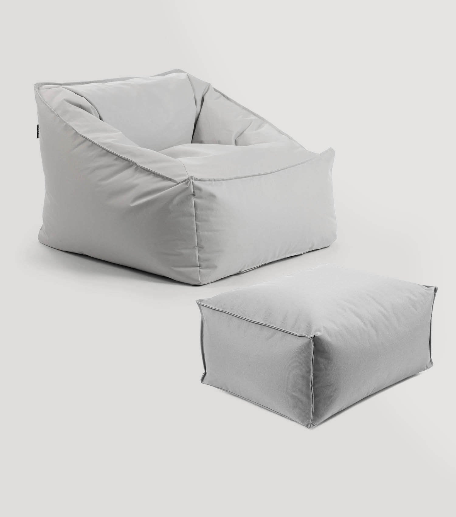 Sitzsack Bodenkissen Relaxliege Bean Bag Liege Sitzbag Sitzkissen#sku_BB8.2Brava-003grau