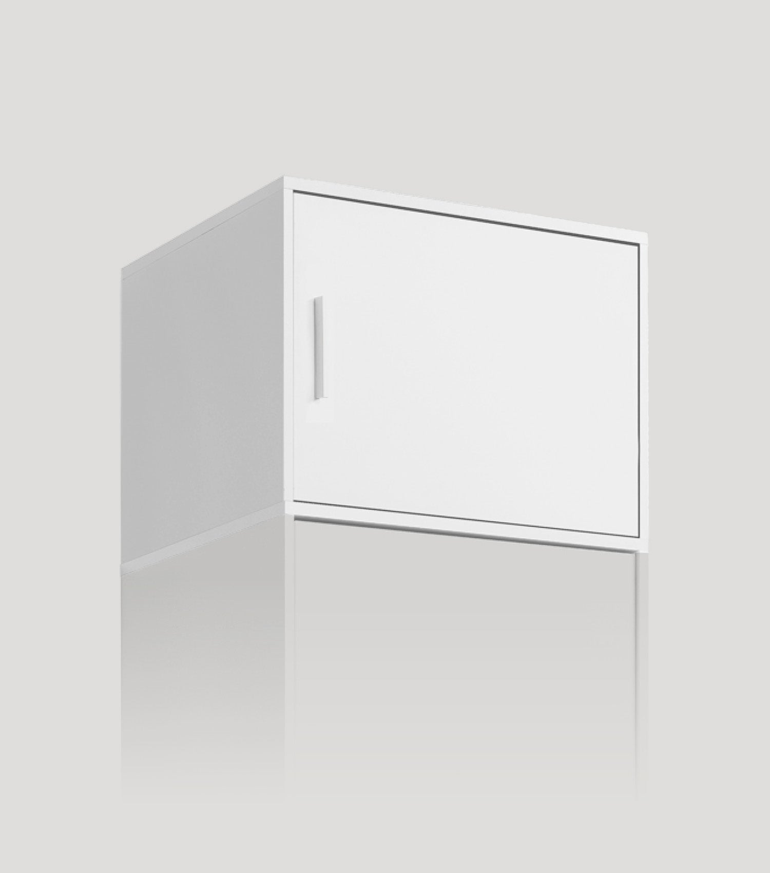 Élément de rangement pour armoire, meuble haut modulable blanc#sku_KSA1.60_1T-w