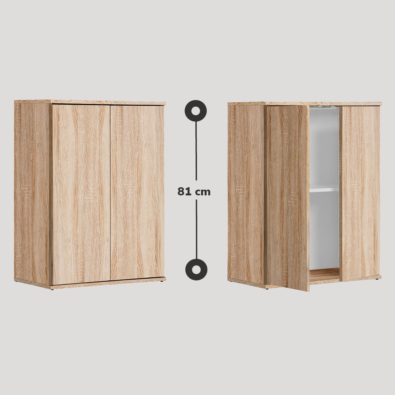 mokebo® 'Der Kurze' armoire multifonction classeur Fabriqué en DE 