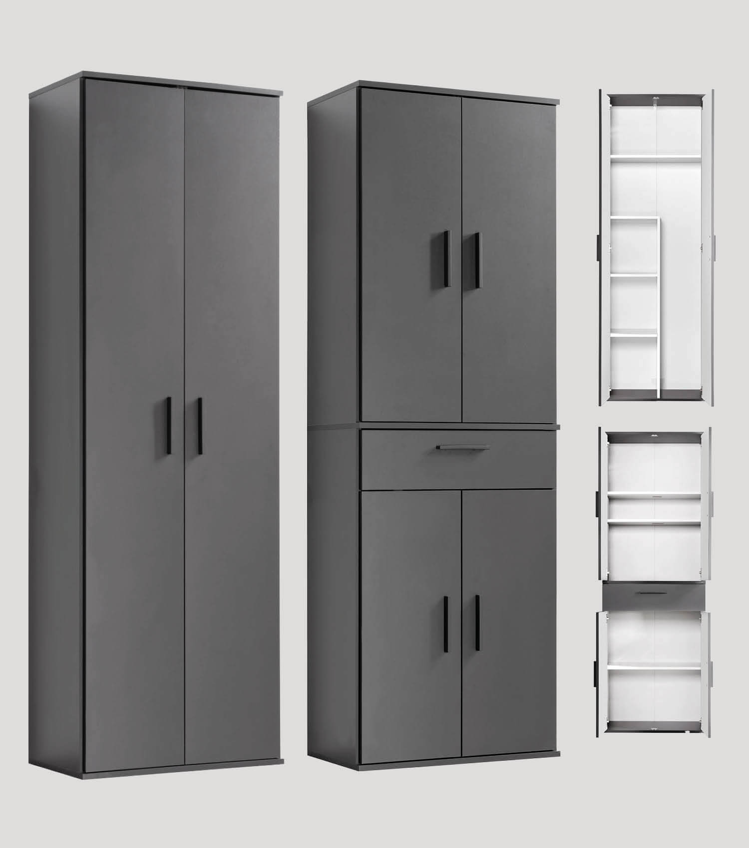 Ensemble armoires polyvalentes mur de rangement armoires de bureau armoires de rangement #sku_MS1.3bs+4.1ms-ant-set