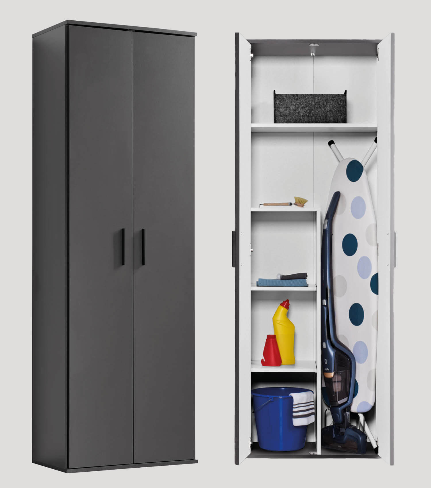 Armoire polyvalente balai schrank placard polyvalent placard couloir placard cuisine#sku_MS1.3ant-bs