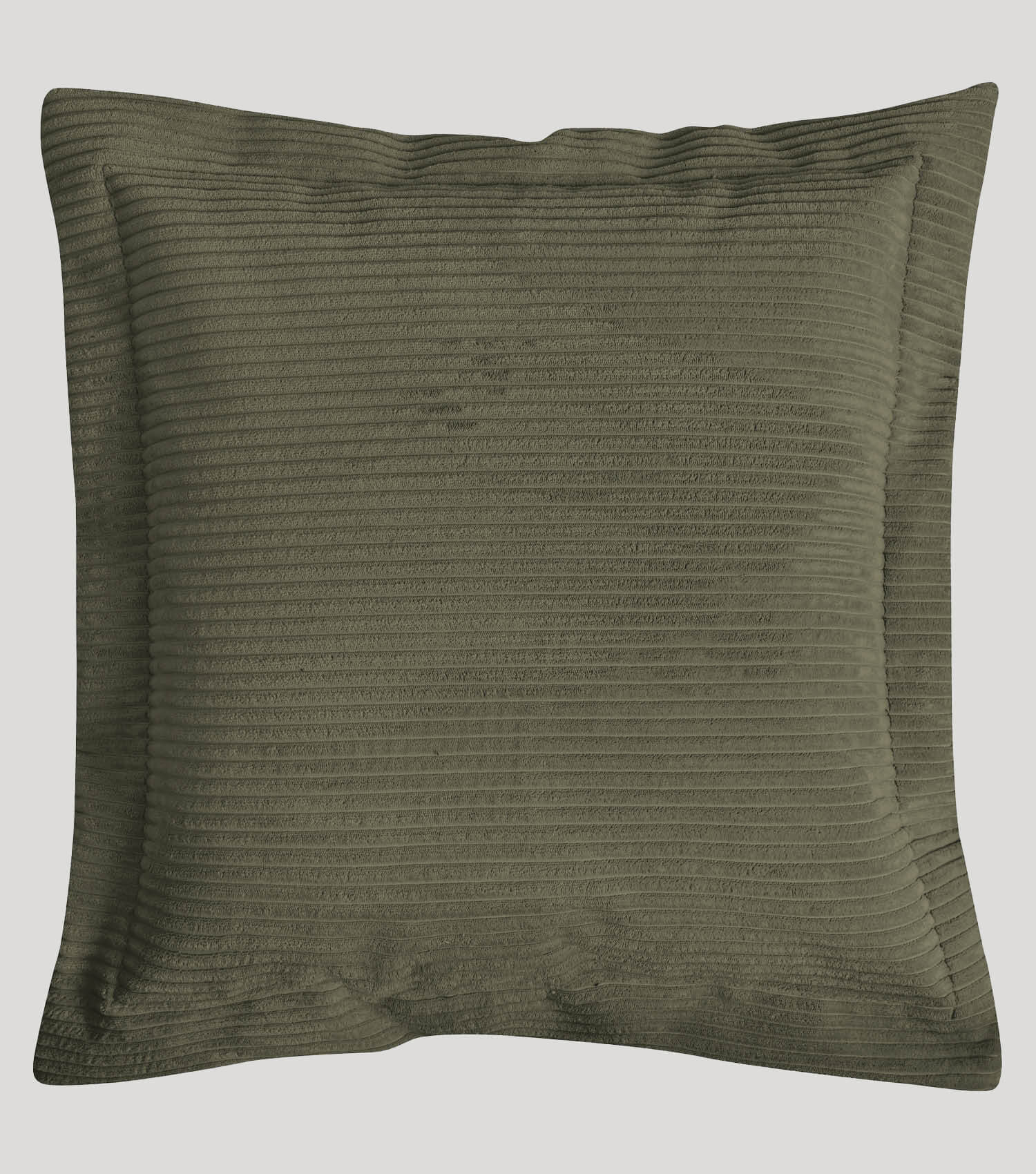 Coussin de canapé en velours côtelé olive, coussin décoratif#sku_PI9Poso-046oliv