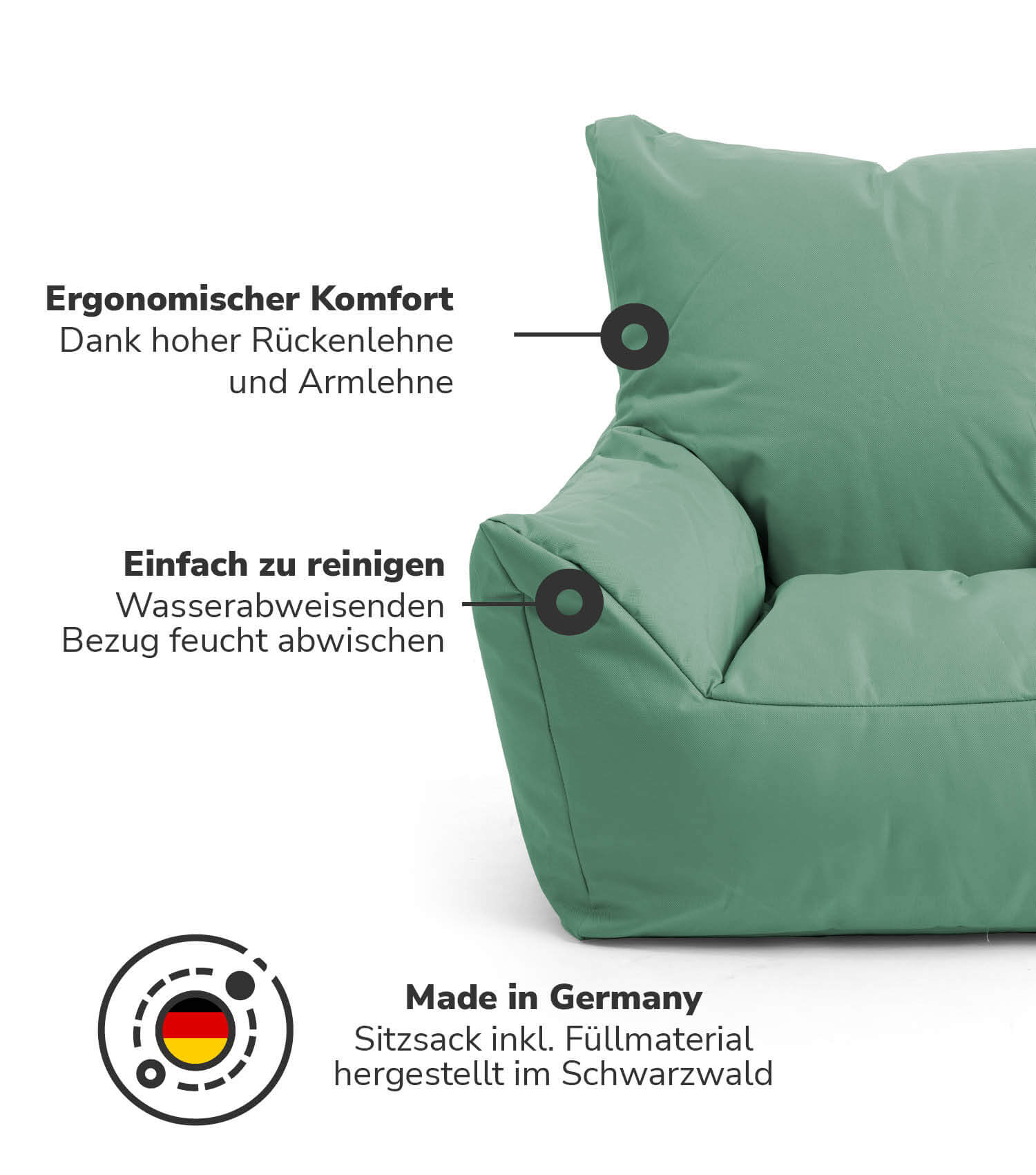 Pouf de siège pour enfant en velours côtelé, fauteuil enfant, coussin de sol, pouf intérieur et extérieur