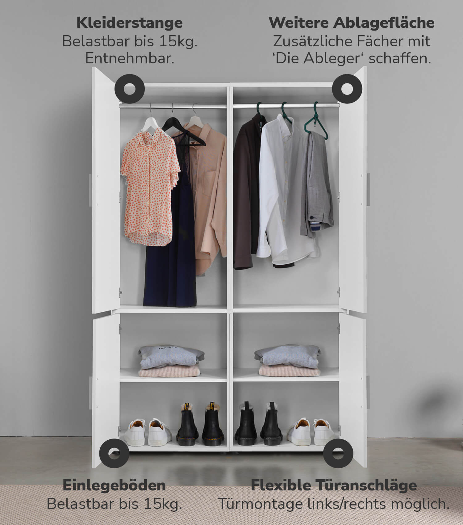 Armoire dressing chambre à coucher entrée