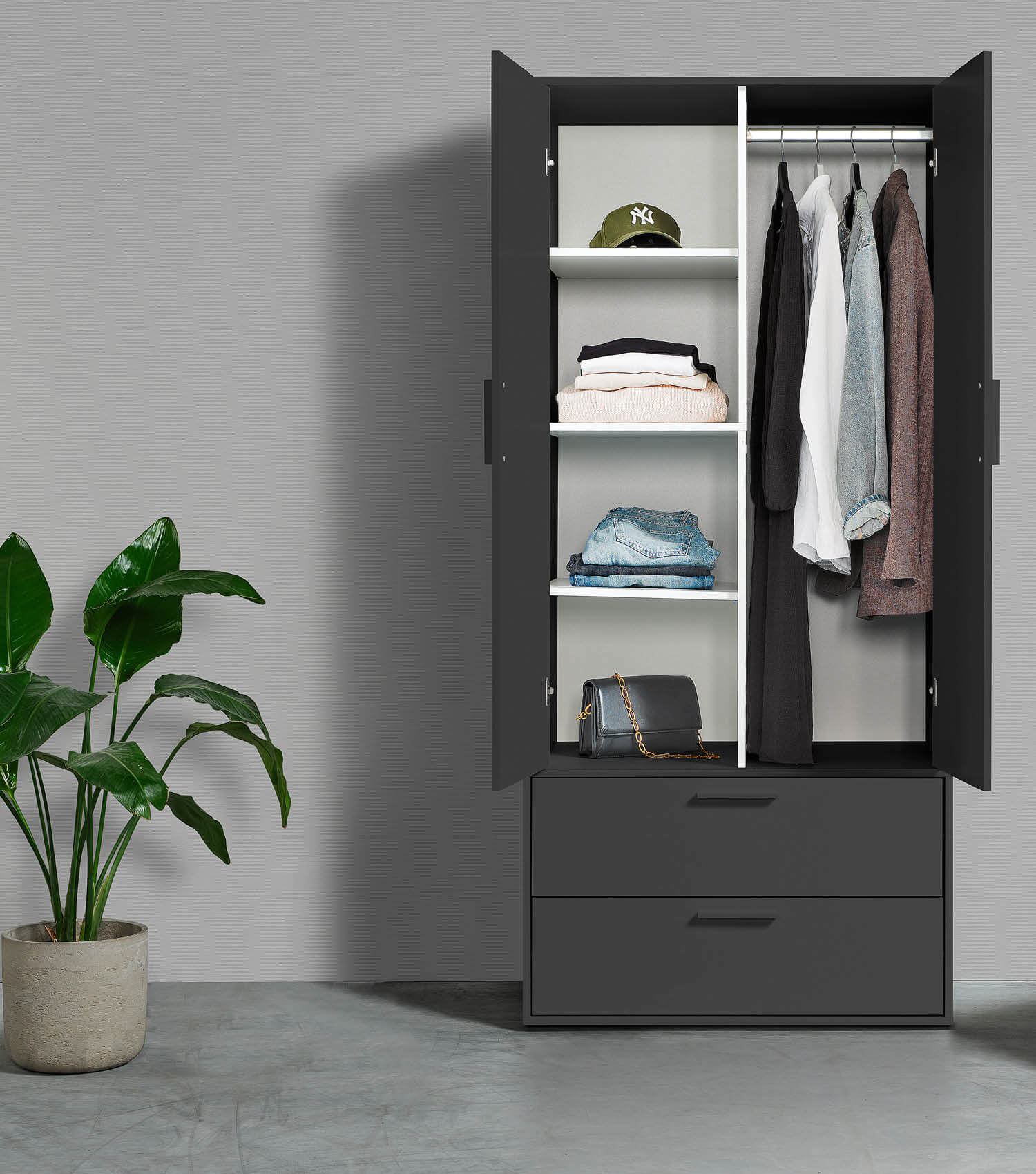 Armoire enfant rangement vêtements chambre à coucher