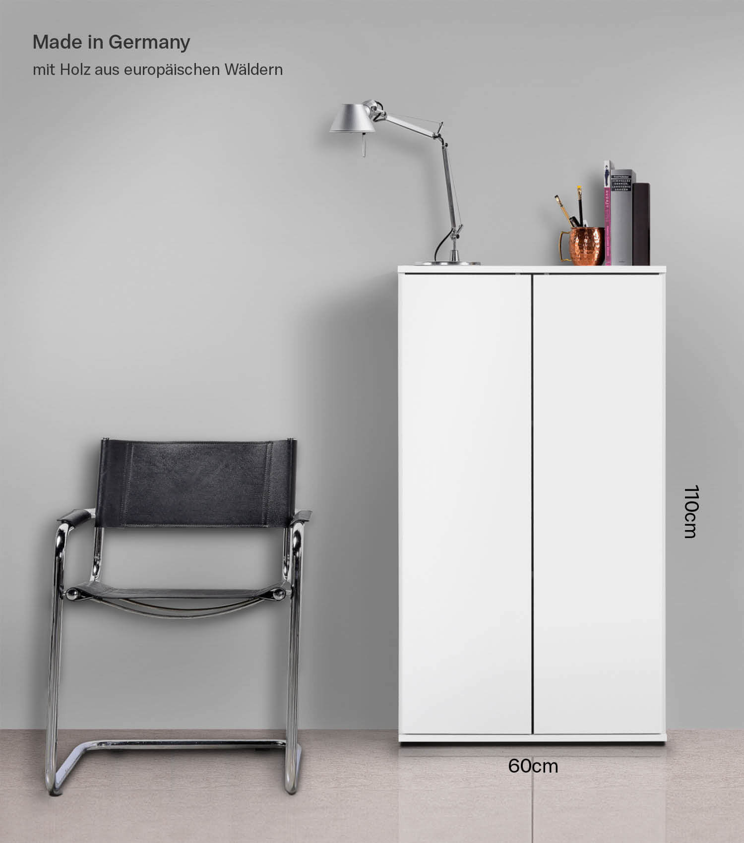 mokebo® 'Der Schlanke' armoire multifonctions classeur fabrication allemande 